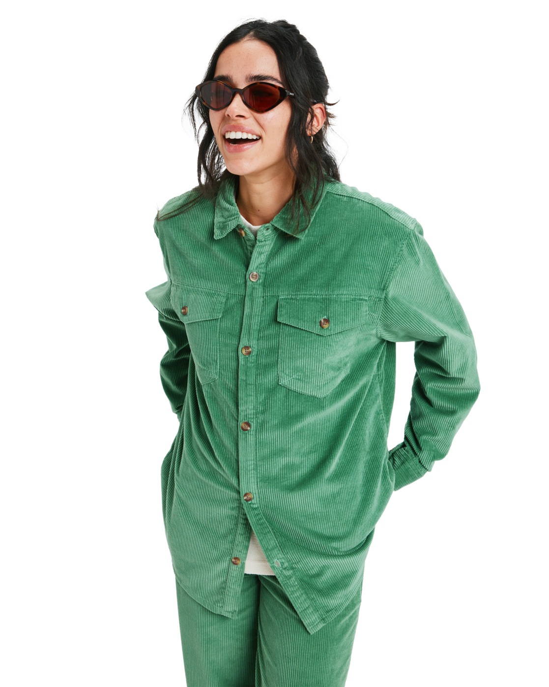 Roxy Langarmshirt "Let It Go Cord" günstig online kaufen