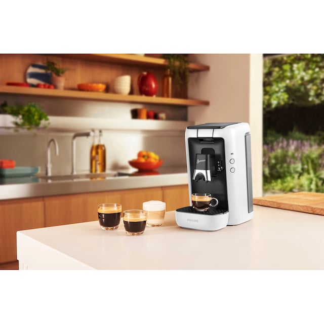 Philips Senseo Kaffeepadmaschine »Maestro CSA260/10, aus 80% recyceltem  Plastik, +3 Kaffeespezialitäten«, Memo-Funktion, inkl. Gratis-Zugaben im  Wert von € 14,- UVP | BAUR