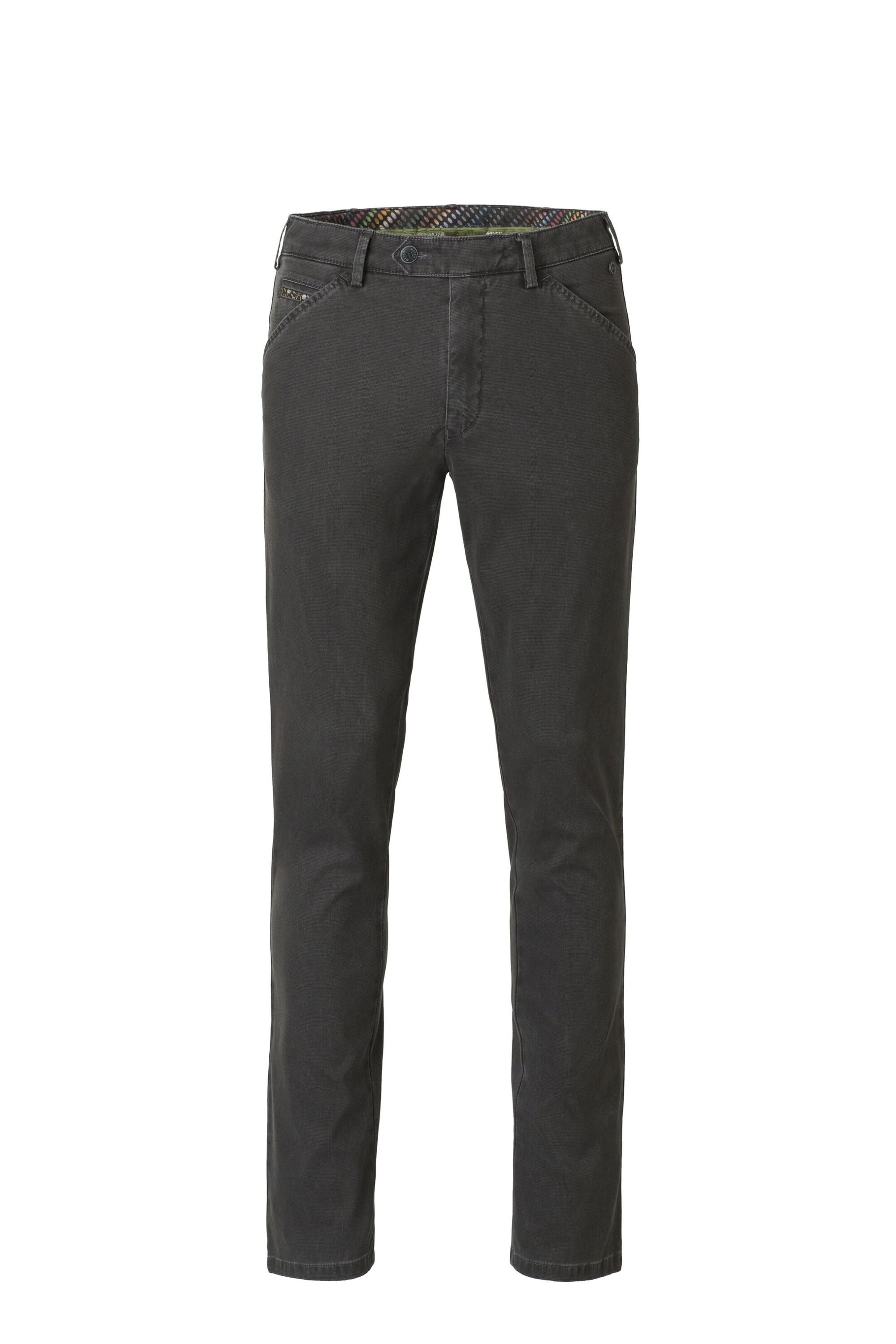MEYER Chinos "CHICAGO", mit Ziersteppung und Knopf günstig online kaufen