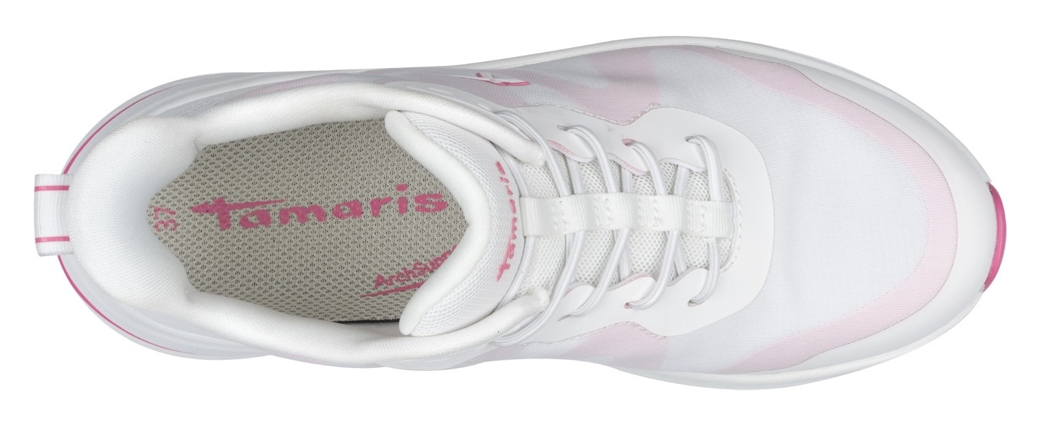 Tamaris Slip-On Sneaker  , Plateau, Freizeitschuh, Halbschuh, Slipper mit Kontrastbesatz