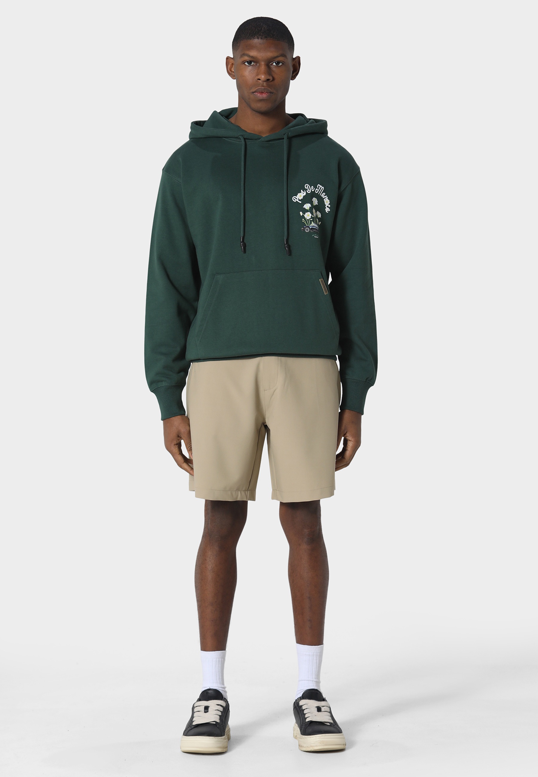 Pas De Monaco Rundhalspullover »Pas De Monaco FLEUR DE ROUTE HOODY« 1