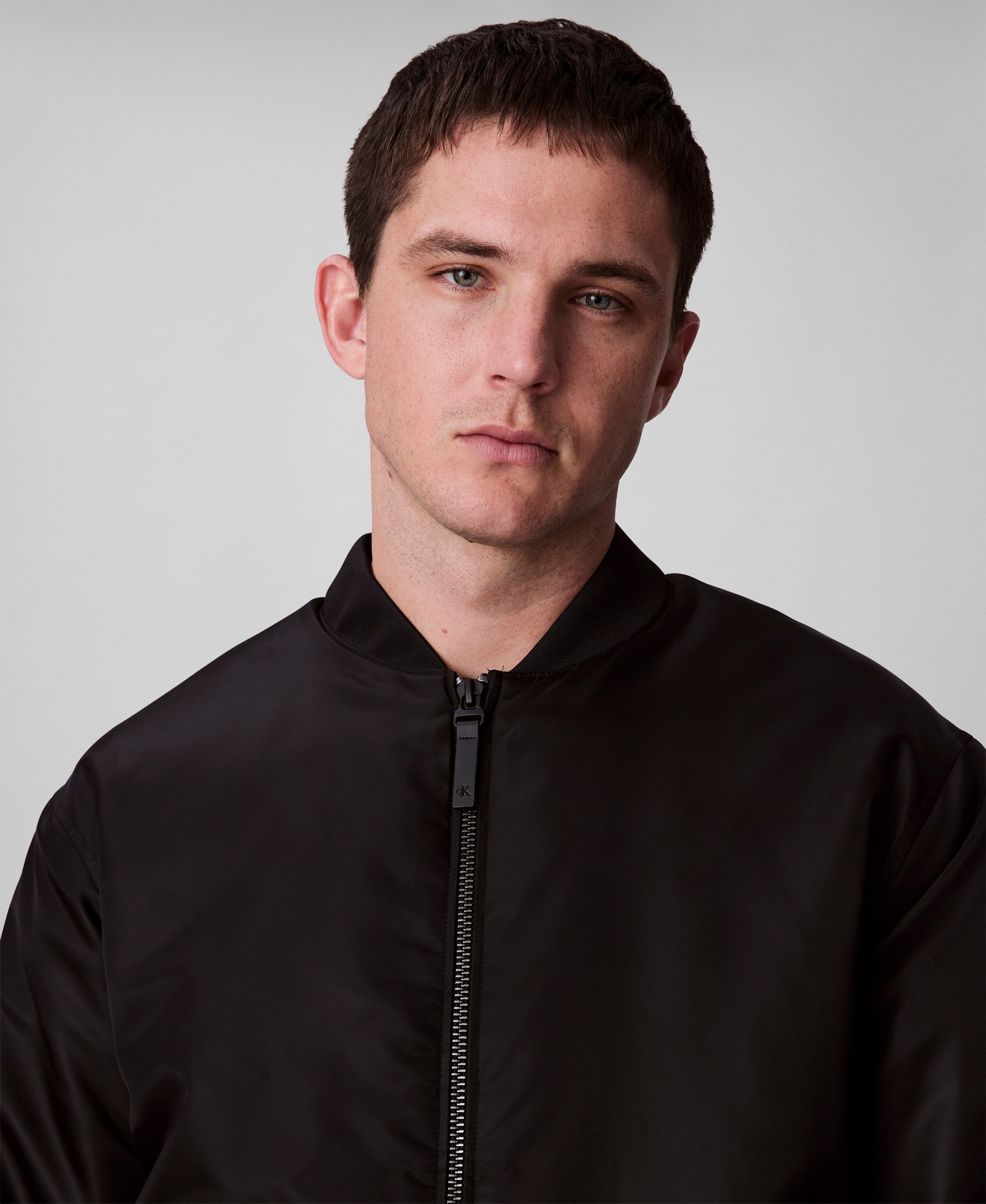 Calvin Klein Jeans Bomberjacke "LS NYLON BOMBER JACKET", ohne Kapuze, Mit R günstig online kaufen