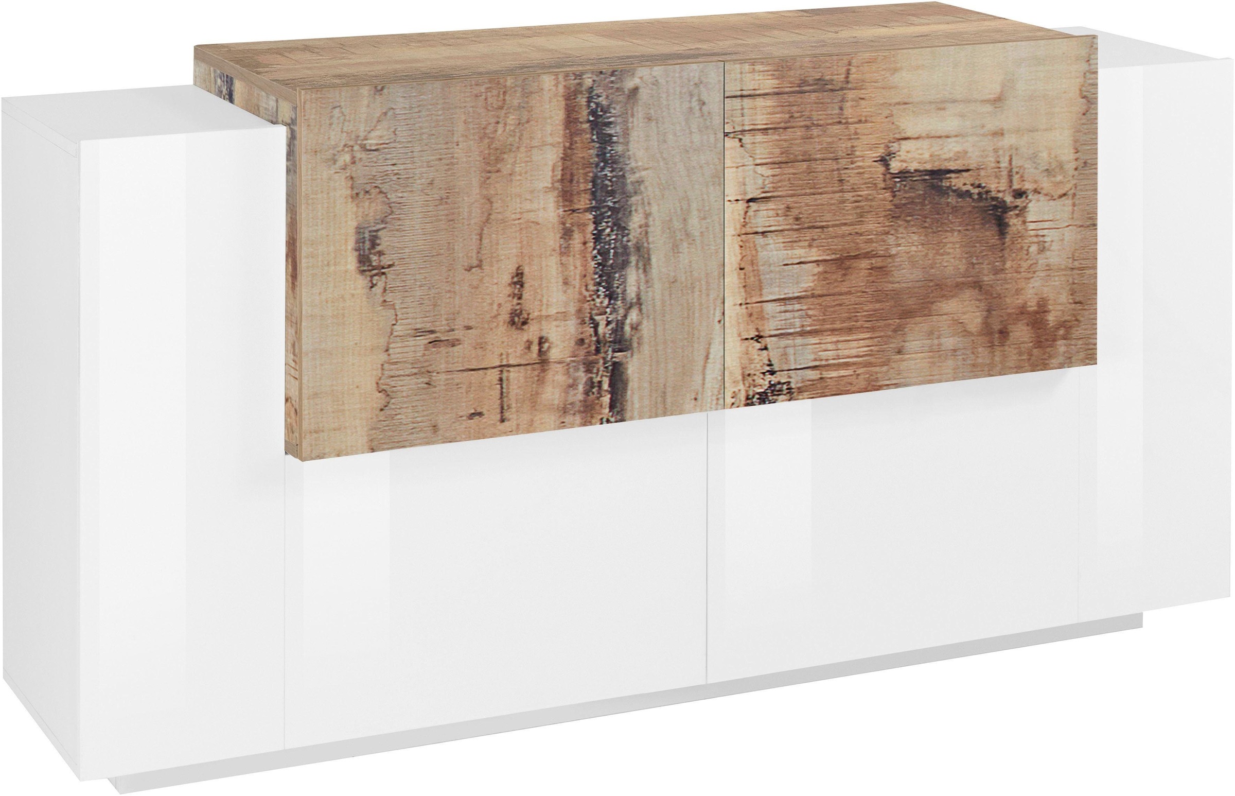 INOSIGN Sideboard "Coro, Kommode, Schrank, Kredenz, grifflos mit Einlegeböd günstig online kaufen