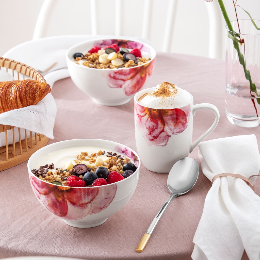 Villeroy & Boch Becher »Kaffeebecher Rose Garden 290 ml 6er Set bunt«