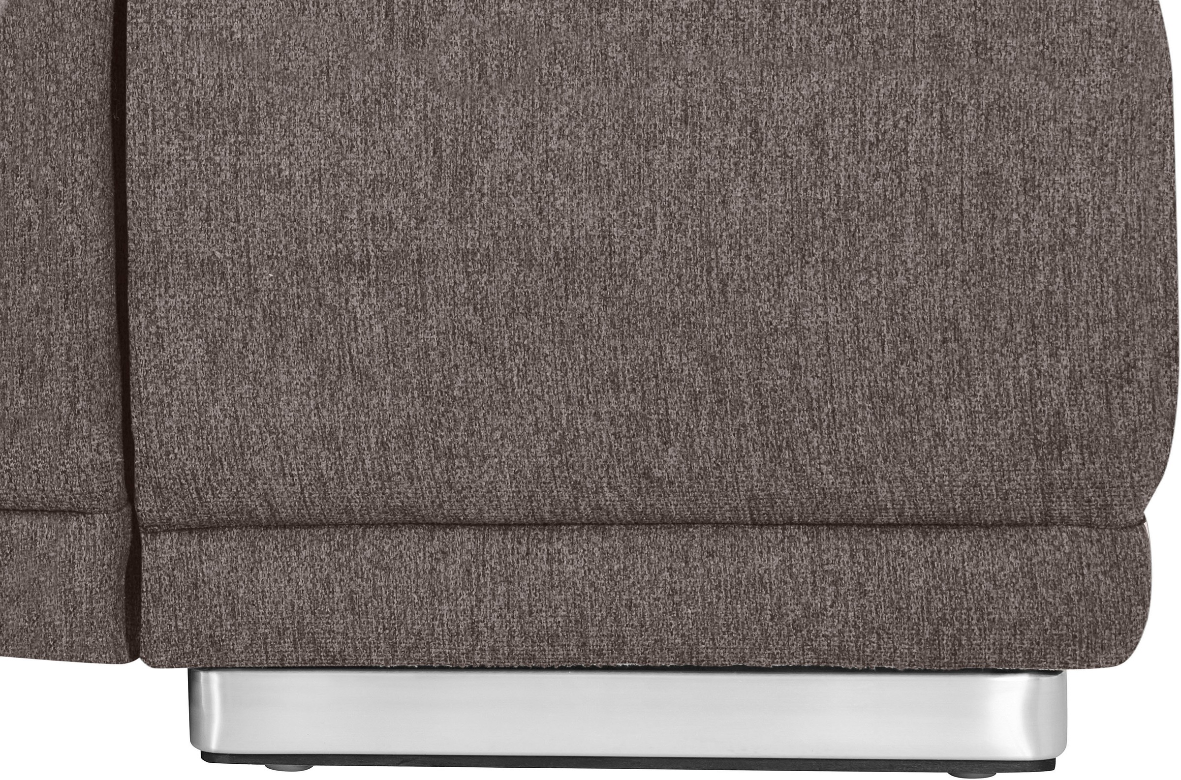 COTTA Ecksofa »Holiday L-Form mit Sitztiefen-, Armteil- und Kopfteilverstellung«, wahlweise mit Bettfunktion & Bettkasten
