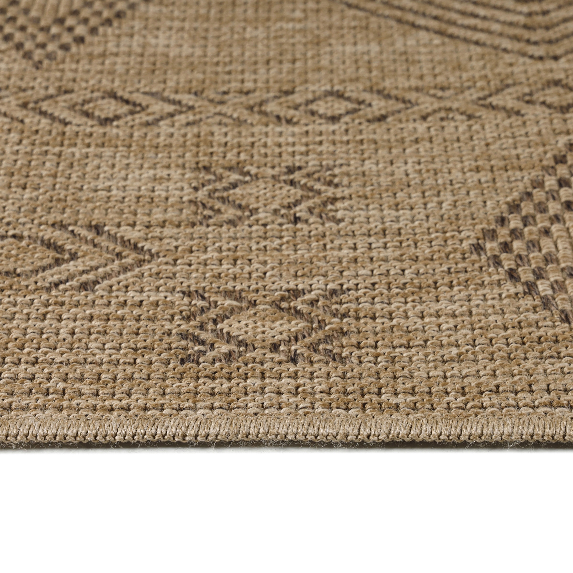Outdoorteppich AYYILDIZ TEPPICHE "DHAKA 8711", schwarz, B:140cm H:5mm L:200cm, Polypropylen, Teppiche, Outdoorteppich, Läufer / Pflegeleicht / Strapazierfähig / In- und Outdoor geeignet 3