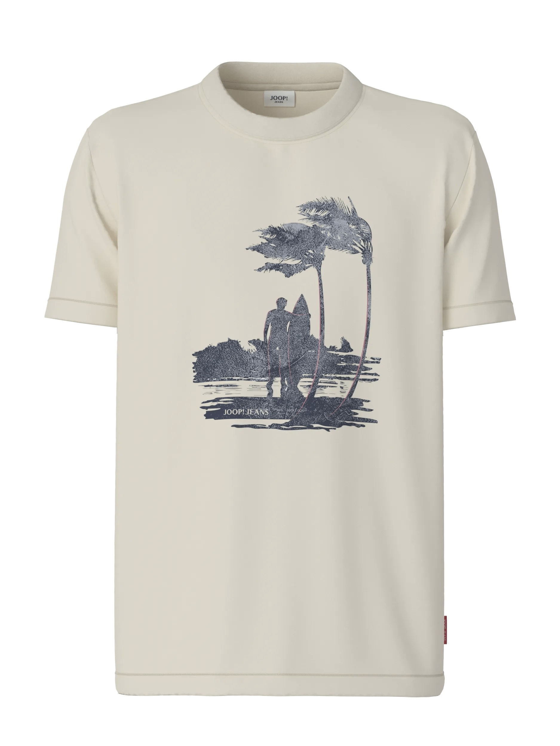 Joop Jeans T-Shirt "Lanakila" Kontrastfarbener Print günstig online kaufen
