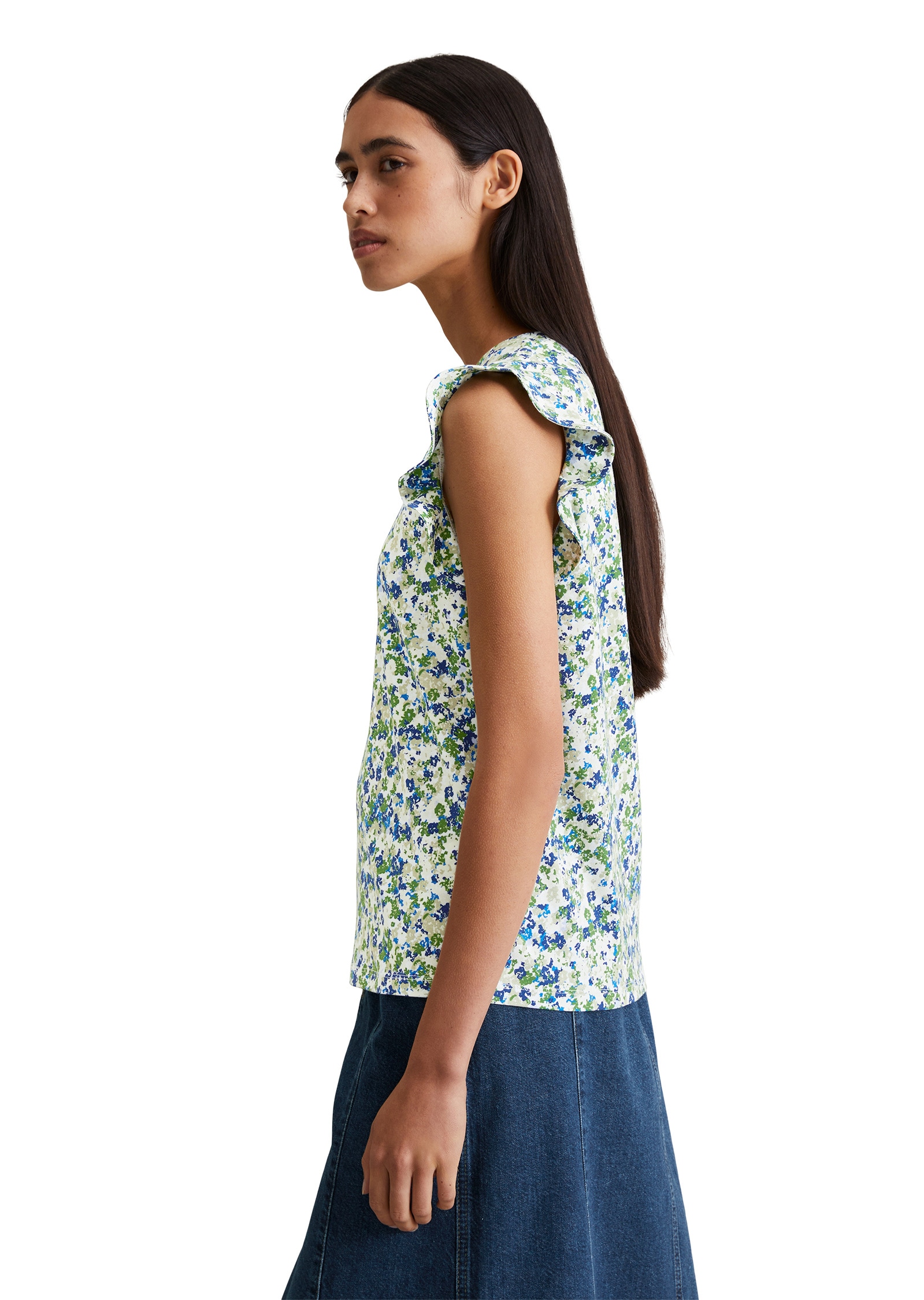 Marc O'Polo DENIM T-Shirt »mit Allover-Print«