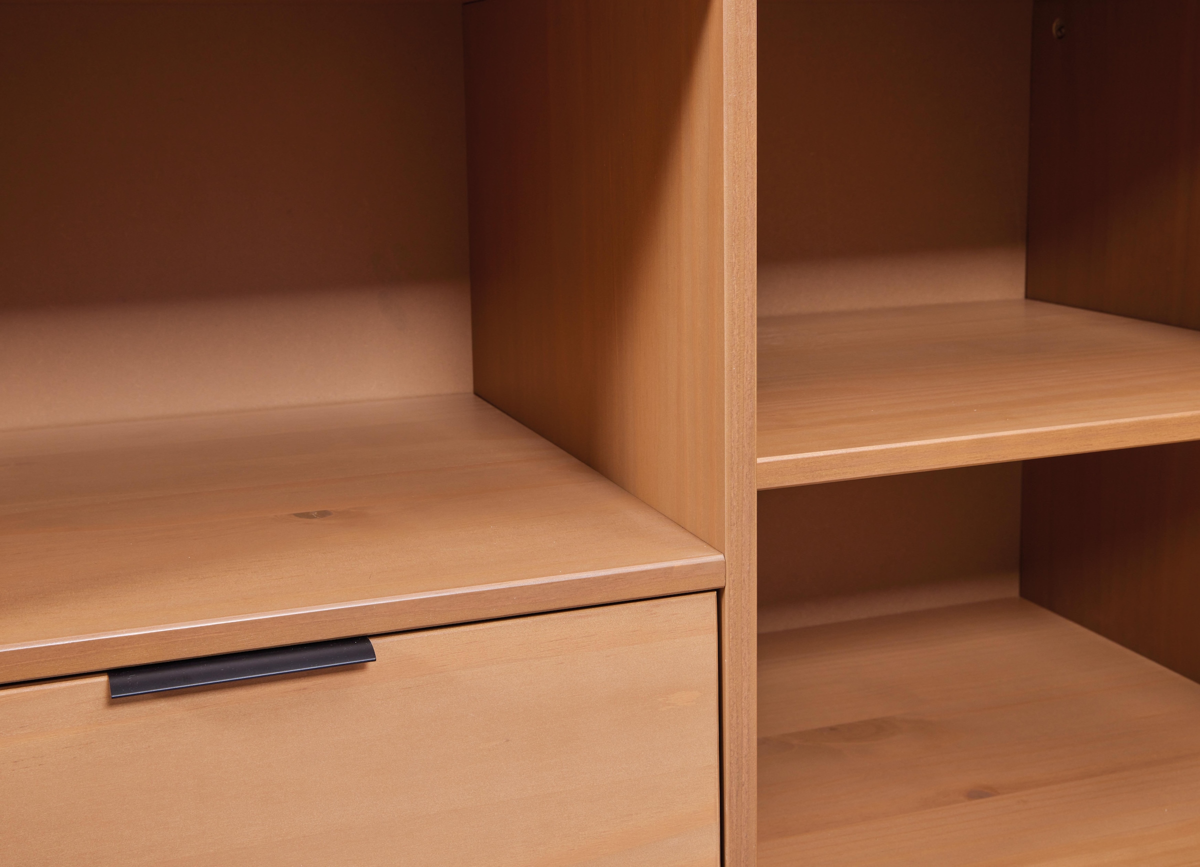 Inter Link TV-Schrank »TV Möbel Vivo« 1 Stk. tlg. Kiefer Massiv, Soft-Close, Industrial Style, BxTxH: 150 x 45 x 70 cm