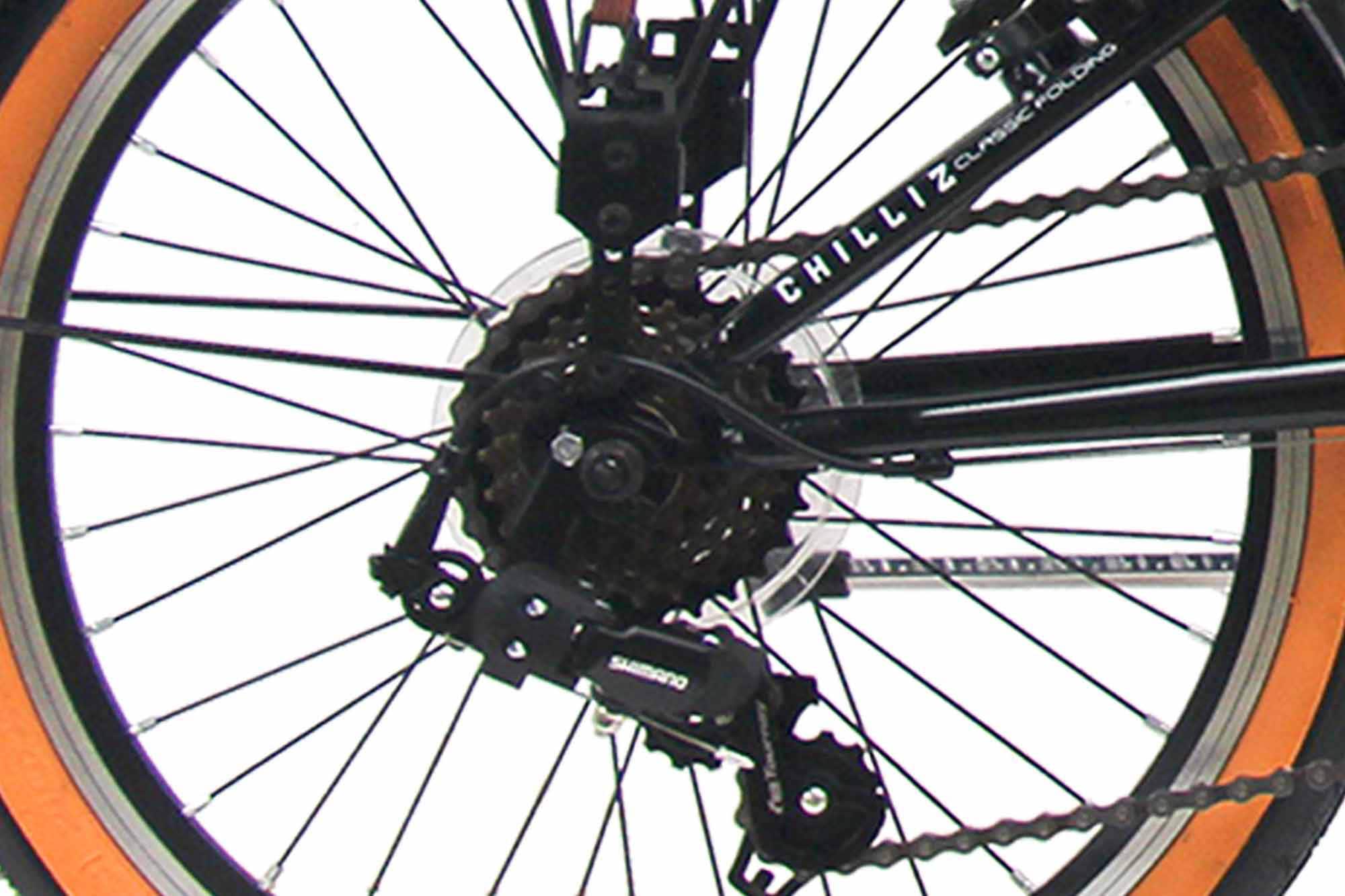 CHILLIZ Faltrad »FLD.01« 6 Gang Shimano Tourney Schaltwerk Kettenschaltung