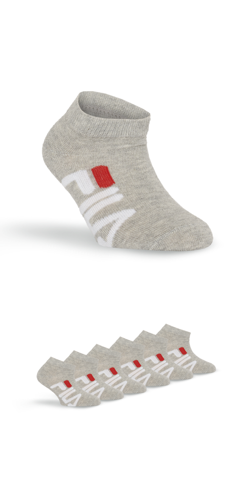 Fila Sneakersocken »JUNIOR UNISEX INVISIBLE  SOCKS« 6 Stk. tlg. mit Logoschriftzug seitlich