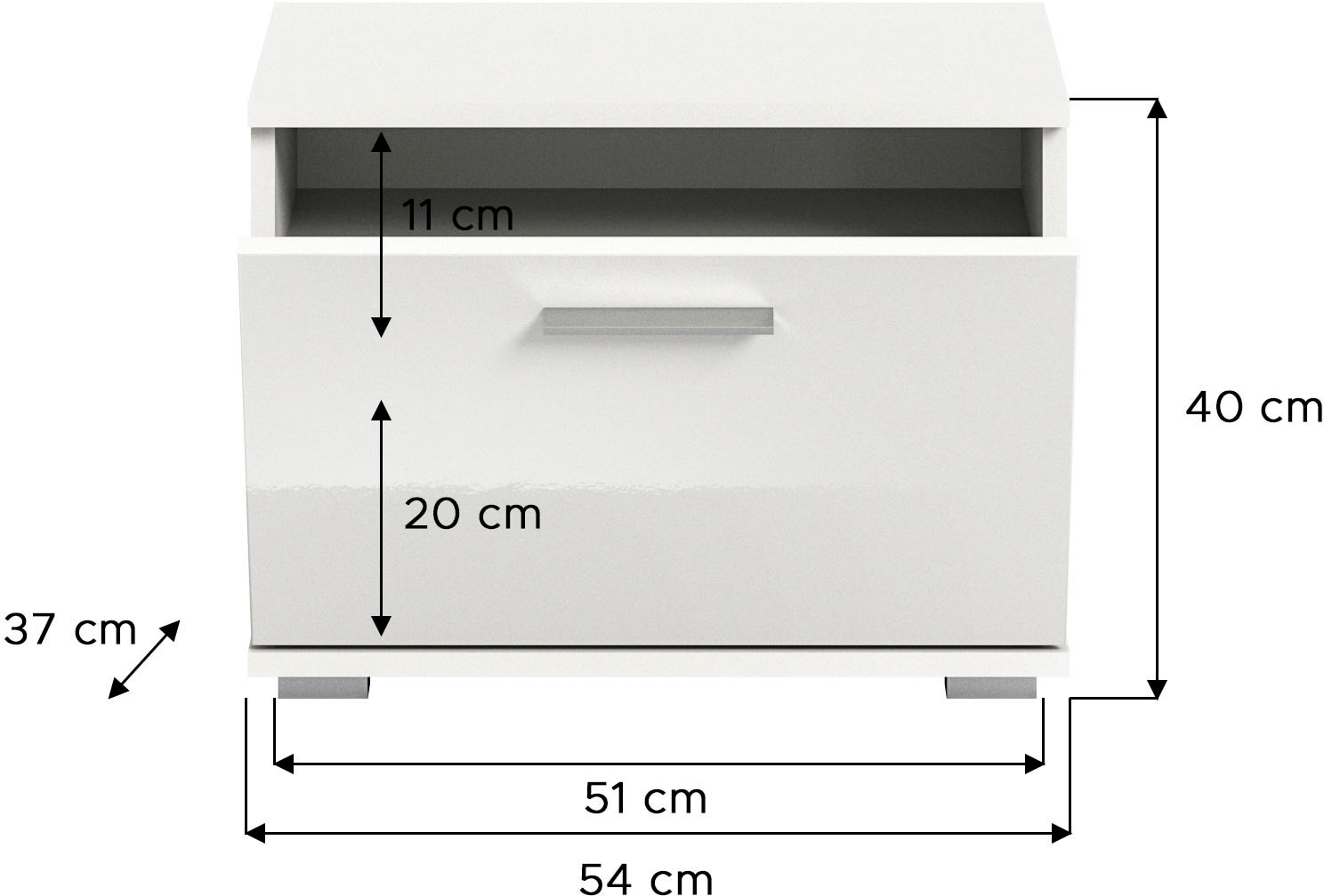 INOSIGN Garderoben-Set »Valge«, (4 St.)