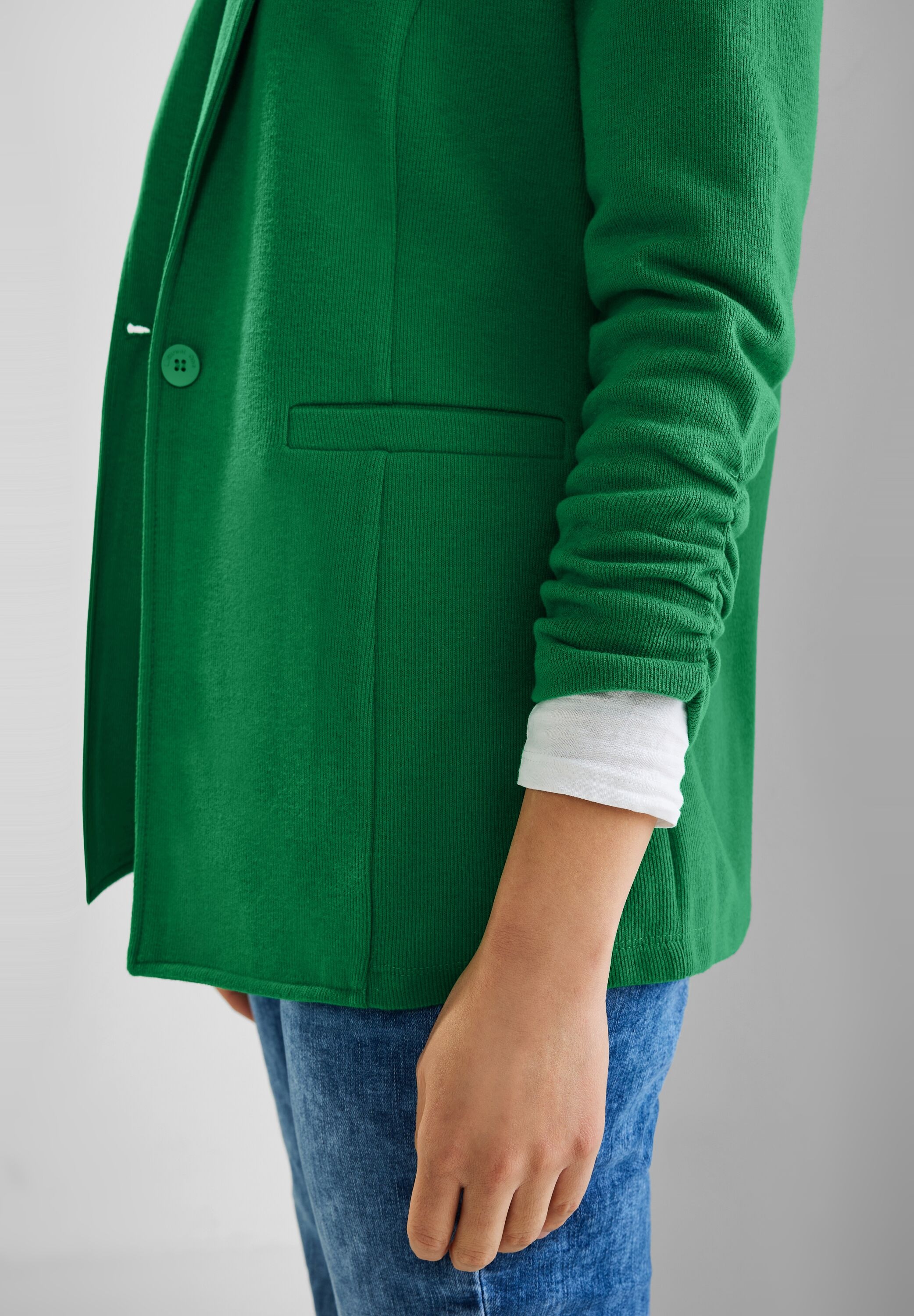 STREET ONE Longblazer, mit Knopf Details