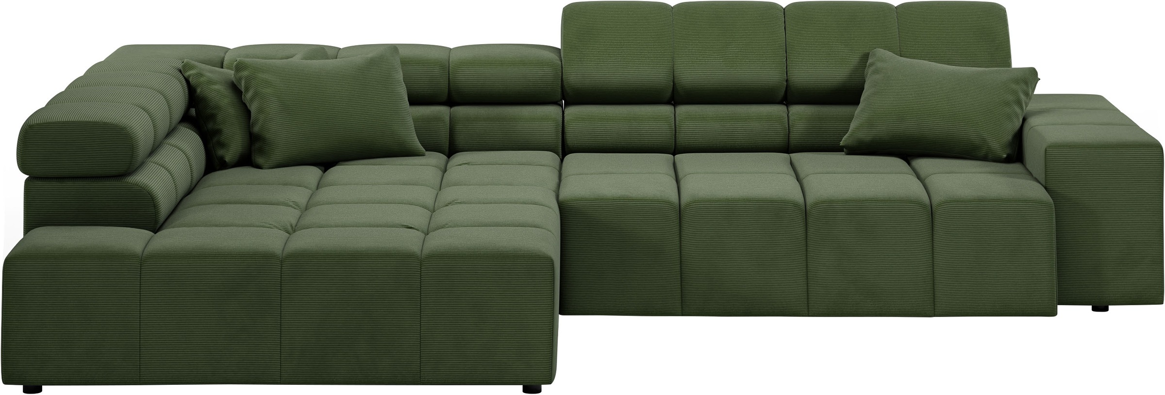 INOSIGN Ecksofa "Ancona incl. Kopfteilverstellung, Breite 319cm, L-Form", w günstig online kaufen