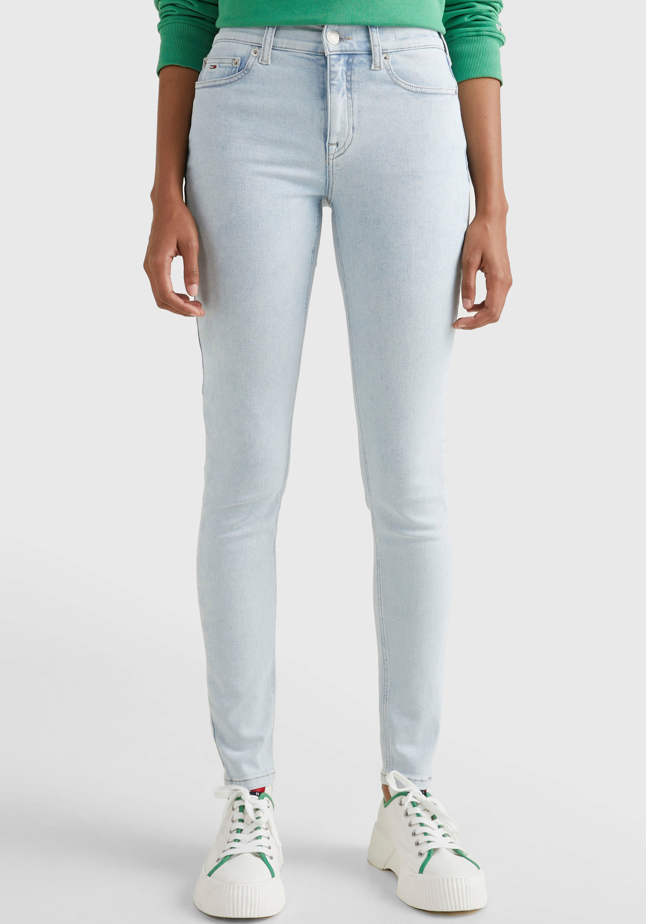 Tommy Jeans Skinny-fit-Jeans "Nora Mid Rise Skinny Fit", mit Tommy Jeans La günstig online kaufen