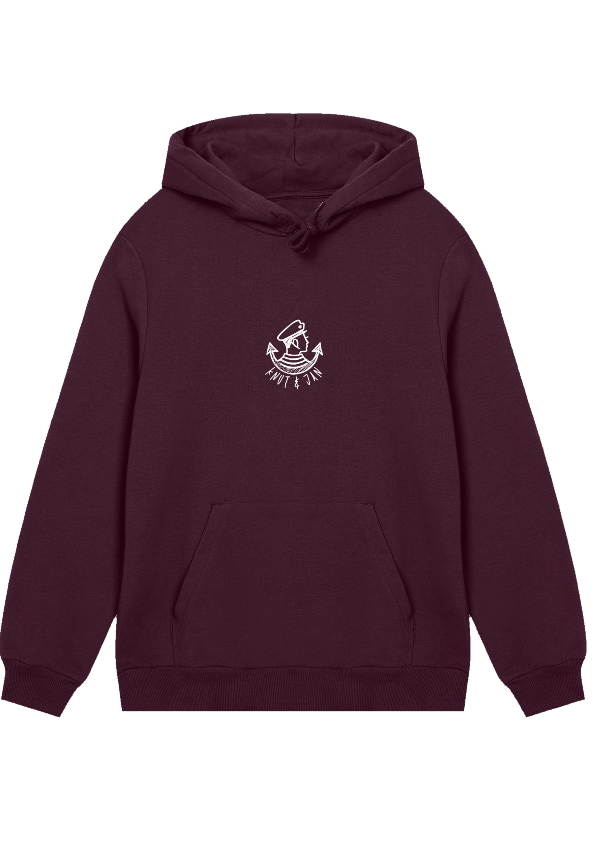 F4NT4STIC Kapuzenpullover »Knut & Jan Scribble Logo«, Premium Qualität, Knut & Jan Hamburg