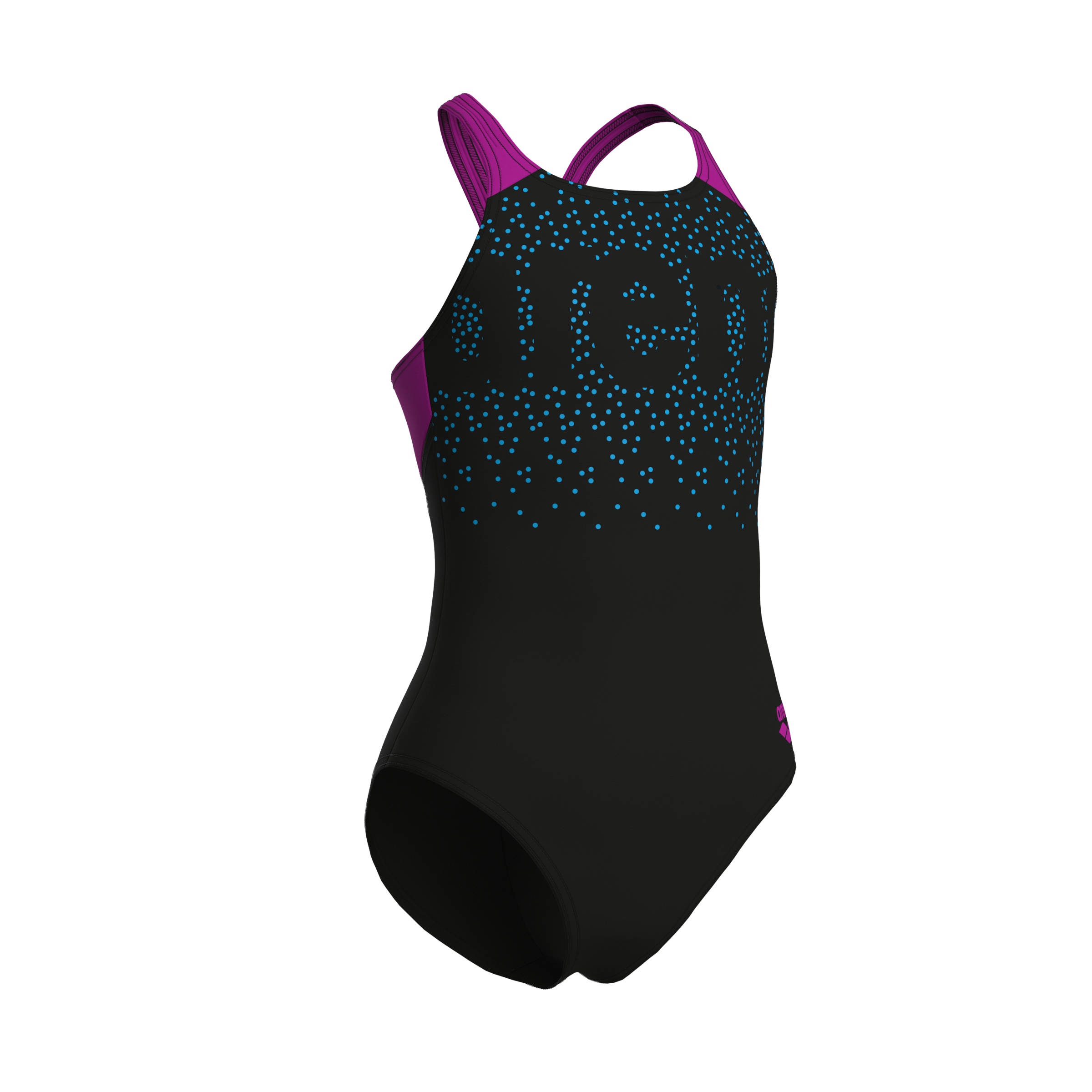 Arena Badeanzug »G ARENA PAINTERLY SWIMSUIT V BACK« mit UV-Schutz UPF50+, aus MaxFit Eco Material, in Stretchmaterial