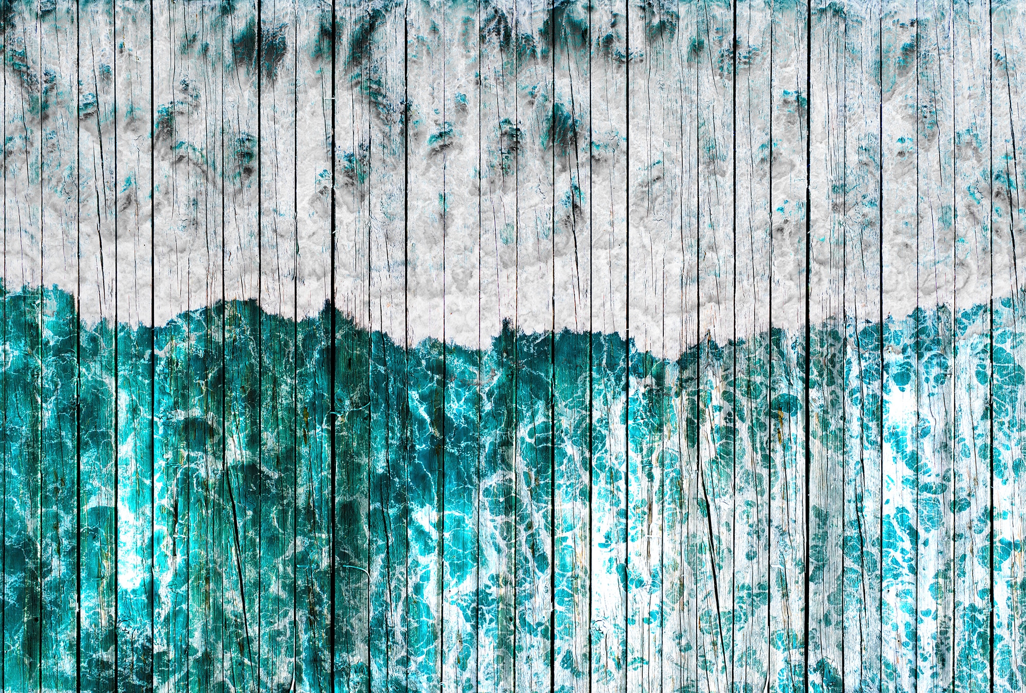 Architects Paper Fototapete "Atelier 47 Beachboard 1" Holz glatt Vlies, Wand, Schräge, Decke
