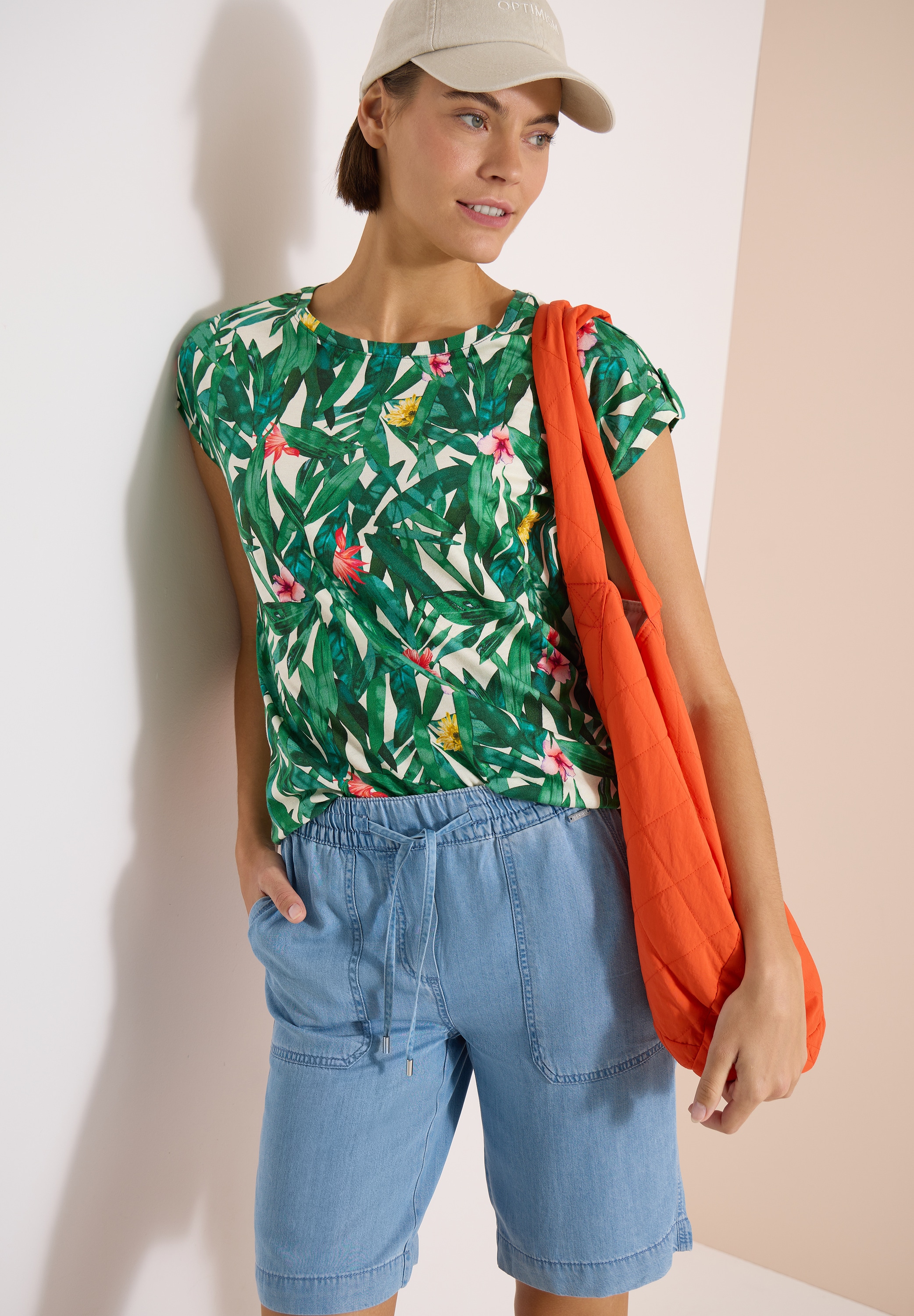 Cecil Blusenshirt im soften Baumwoll-Mix