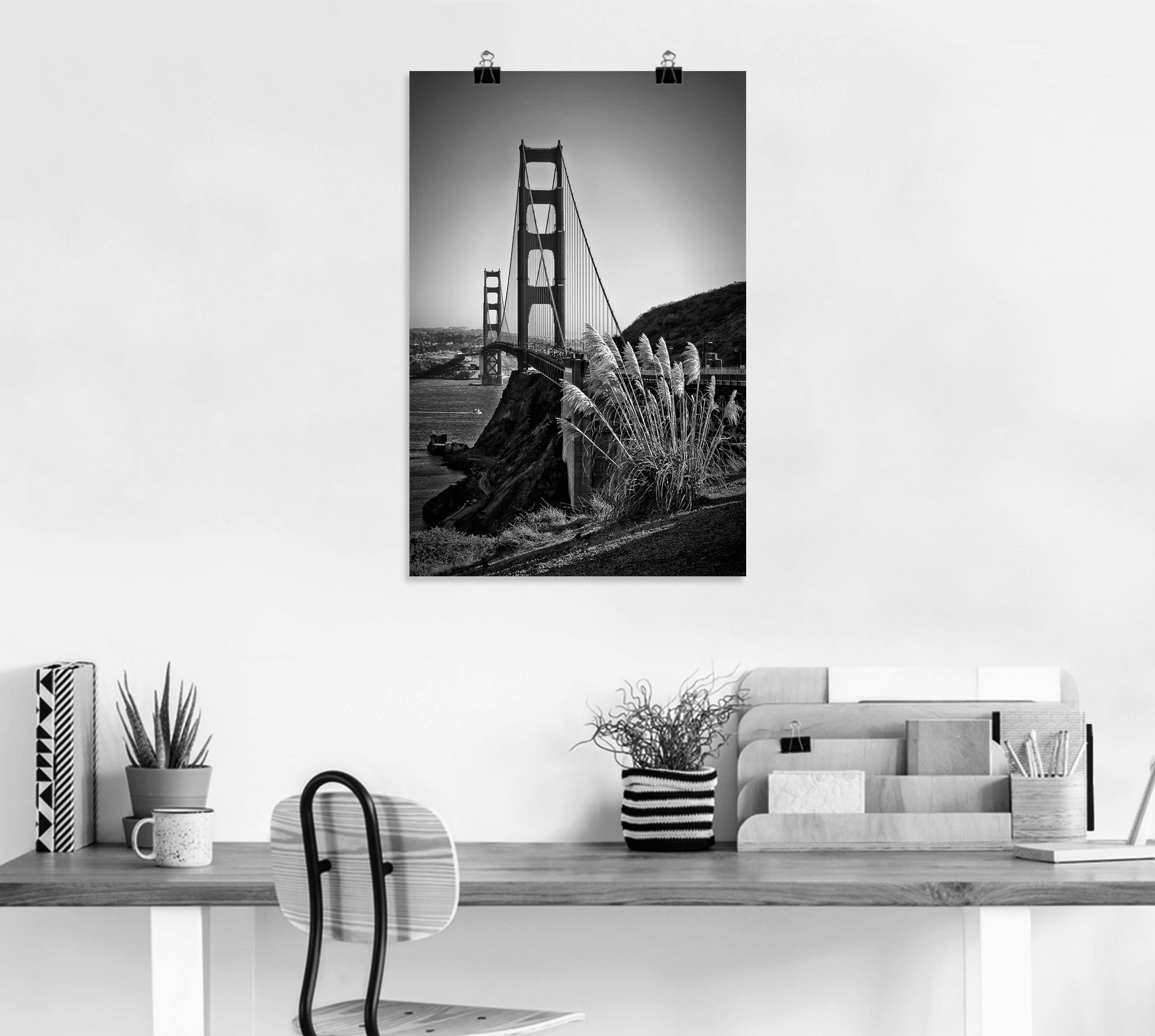 Artland Wandbild "San Francisco Golden Gate Bridge", Amerika, (1 St.), als günstig online kaufen