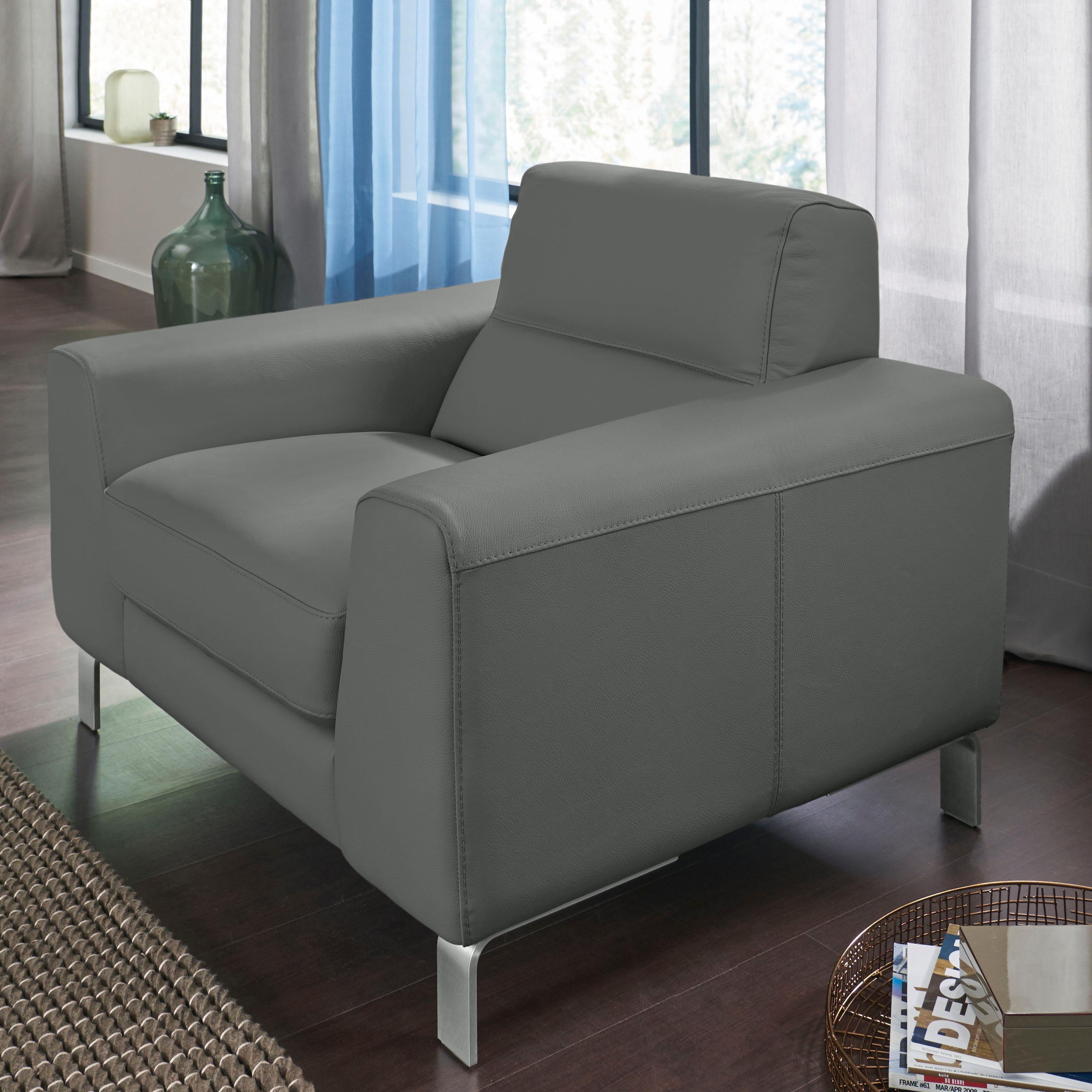 CALIA ITALIA Sessel "Simon Loungesessel, Designsessel, sehr bequem", in zwe günstig online kaufen