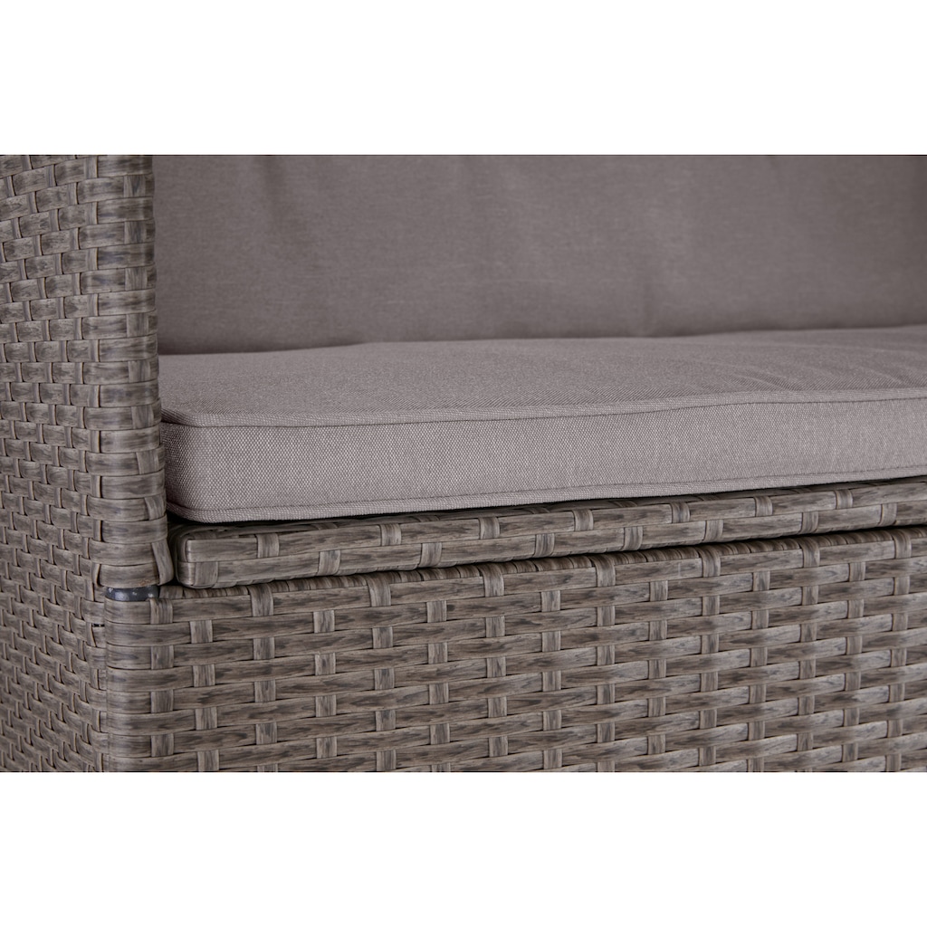 Technik & Freizeit Garten & Balkon KONIFERA Gartenlounge-Bank »Mailand«, Kunststoff, 113,5x89,5x47,5 cm Technik & Freizeit Garten & Balkon KONIFERA Gartenlounge-Bank »Mailand«, Kunststoff, 113,5x89,5x47,5 cm