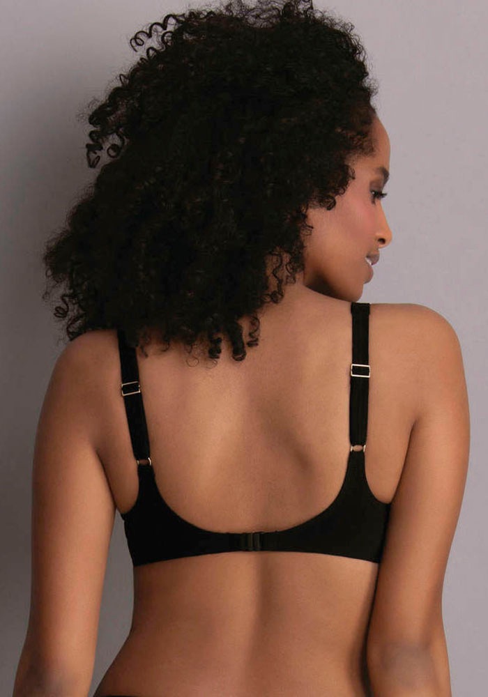 Rosa Faia Bügel-Bandeau-Bikini-Top "Hermine" mit schöner Raffung und Zierri günstig online kaufen