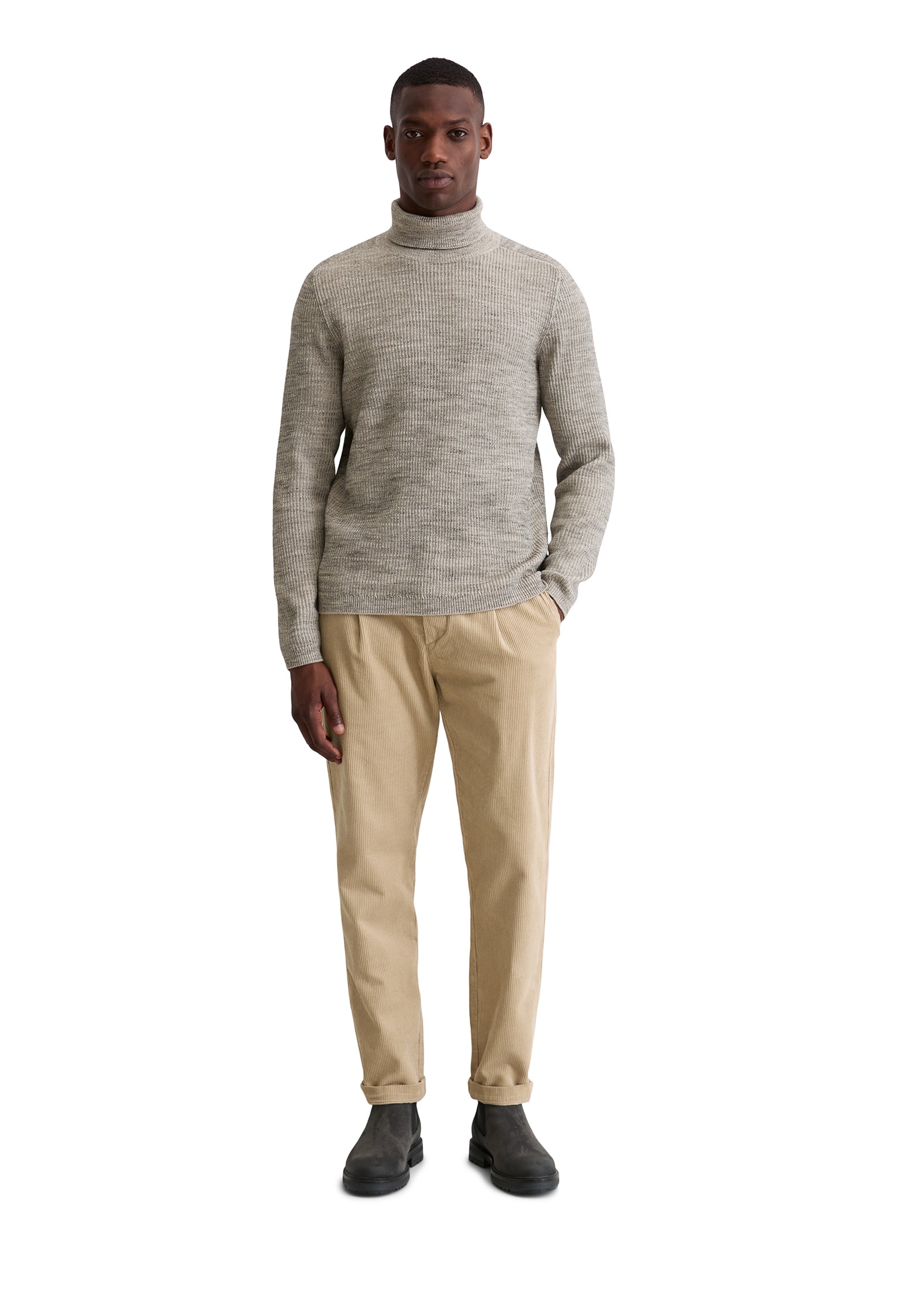 Marc O'Polo Strickpullover »aus Baumwoll-Schurwoll-Mix«