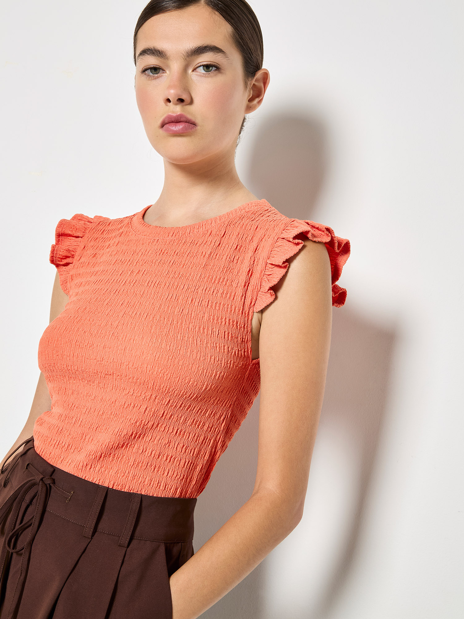 Apricot T-Shirt "T-Shirt aus strukturiertem Jersey"