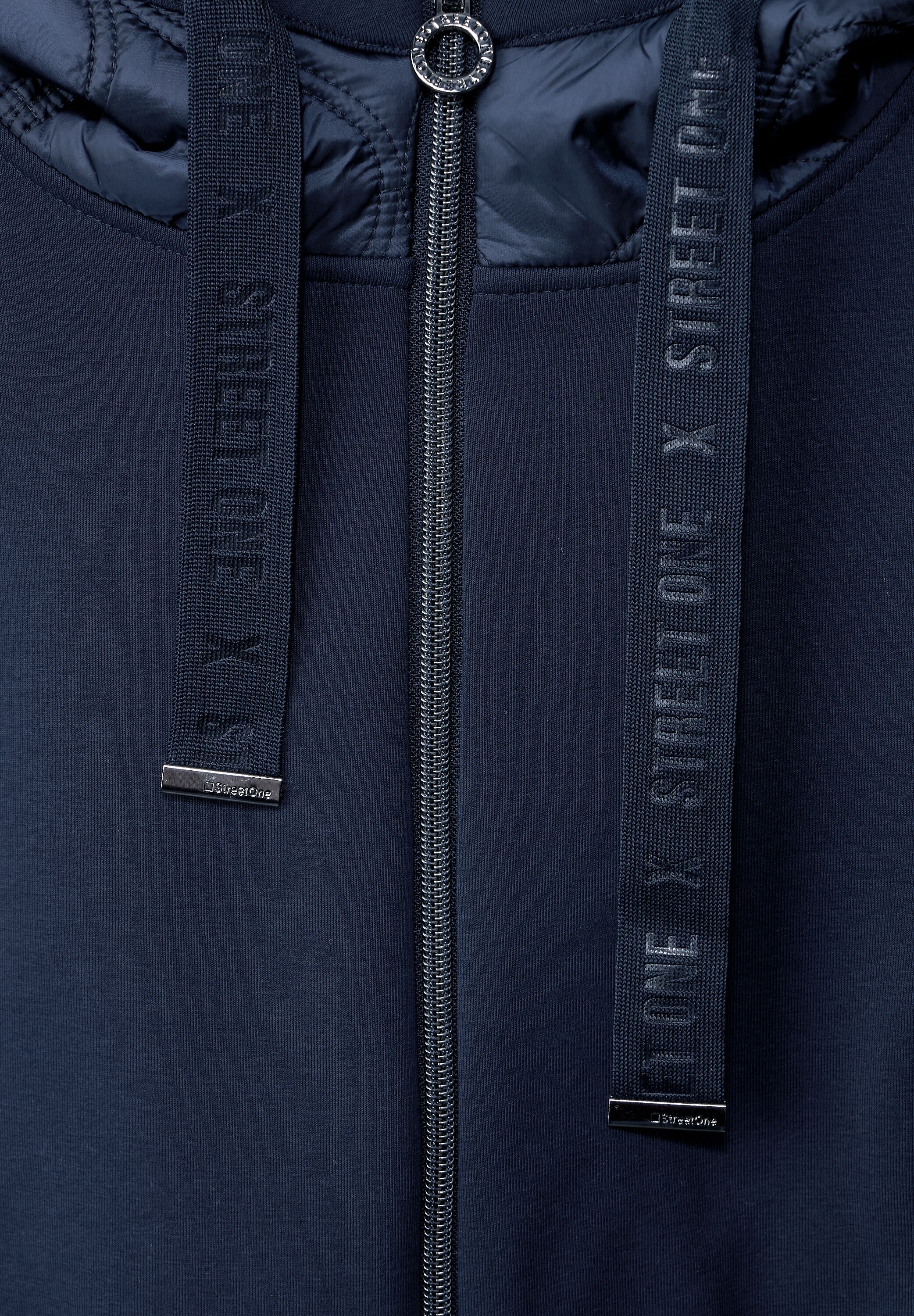 STREET ONE Fleecejacke, mit Kapuze, mit Kapuze