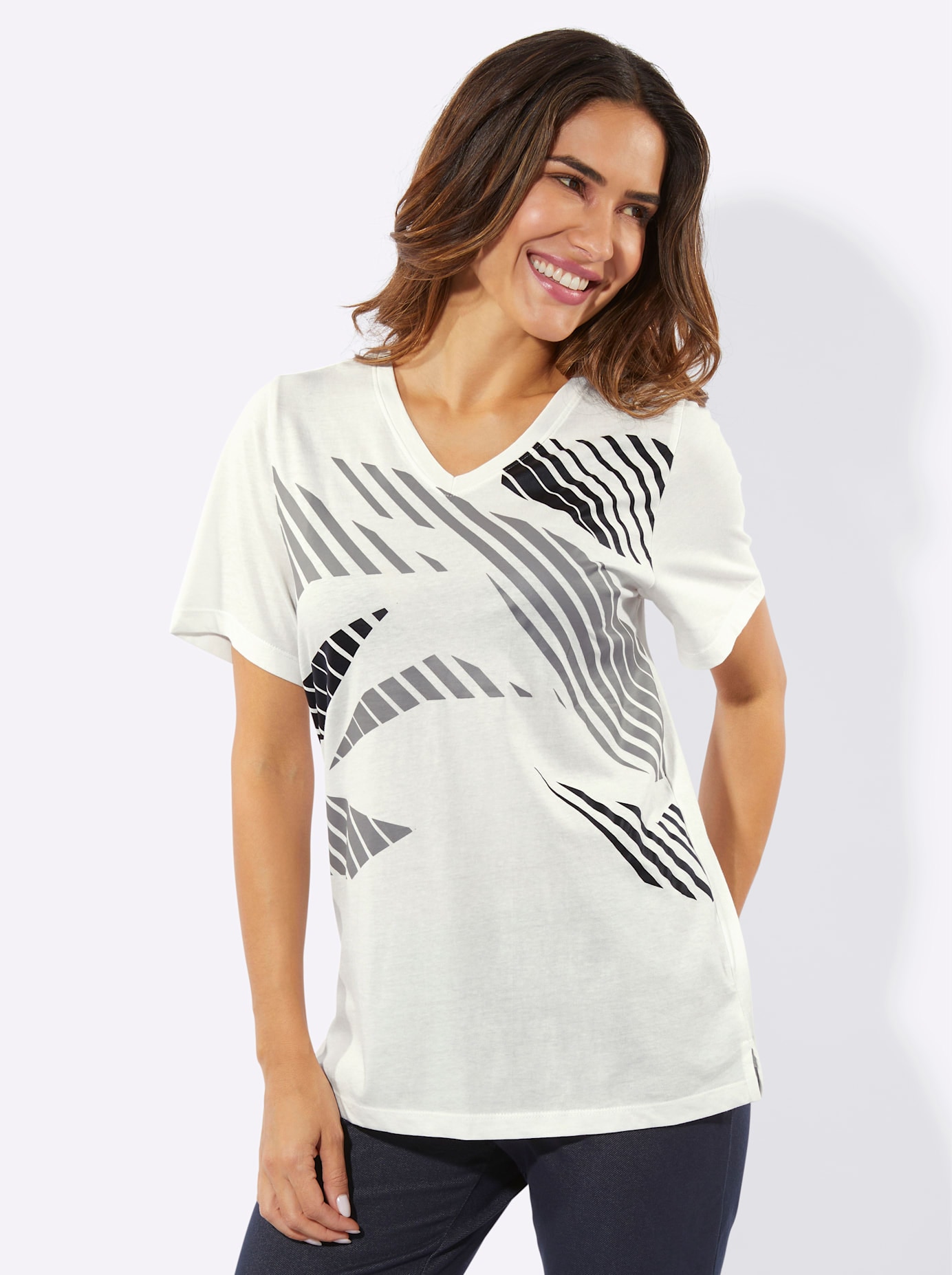 Kurzarmshirt "Freizeitshirt" 1 tlg. tlg. günstig online kaufen