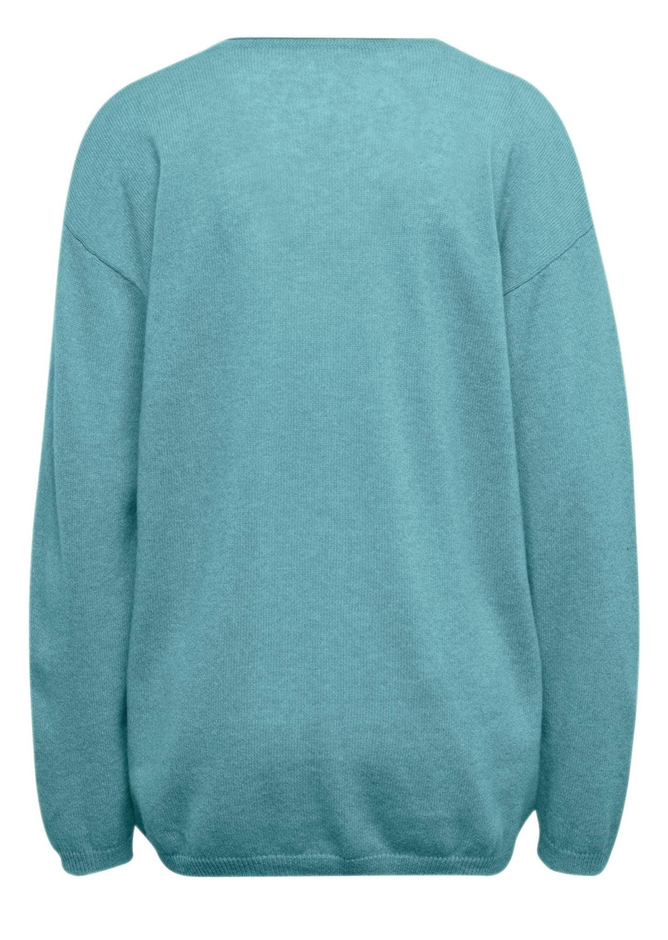 GOLDNER Strickpullover »Kurzgröße Kaschmirpullover mit V-Ausschnitt«