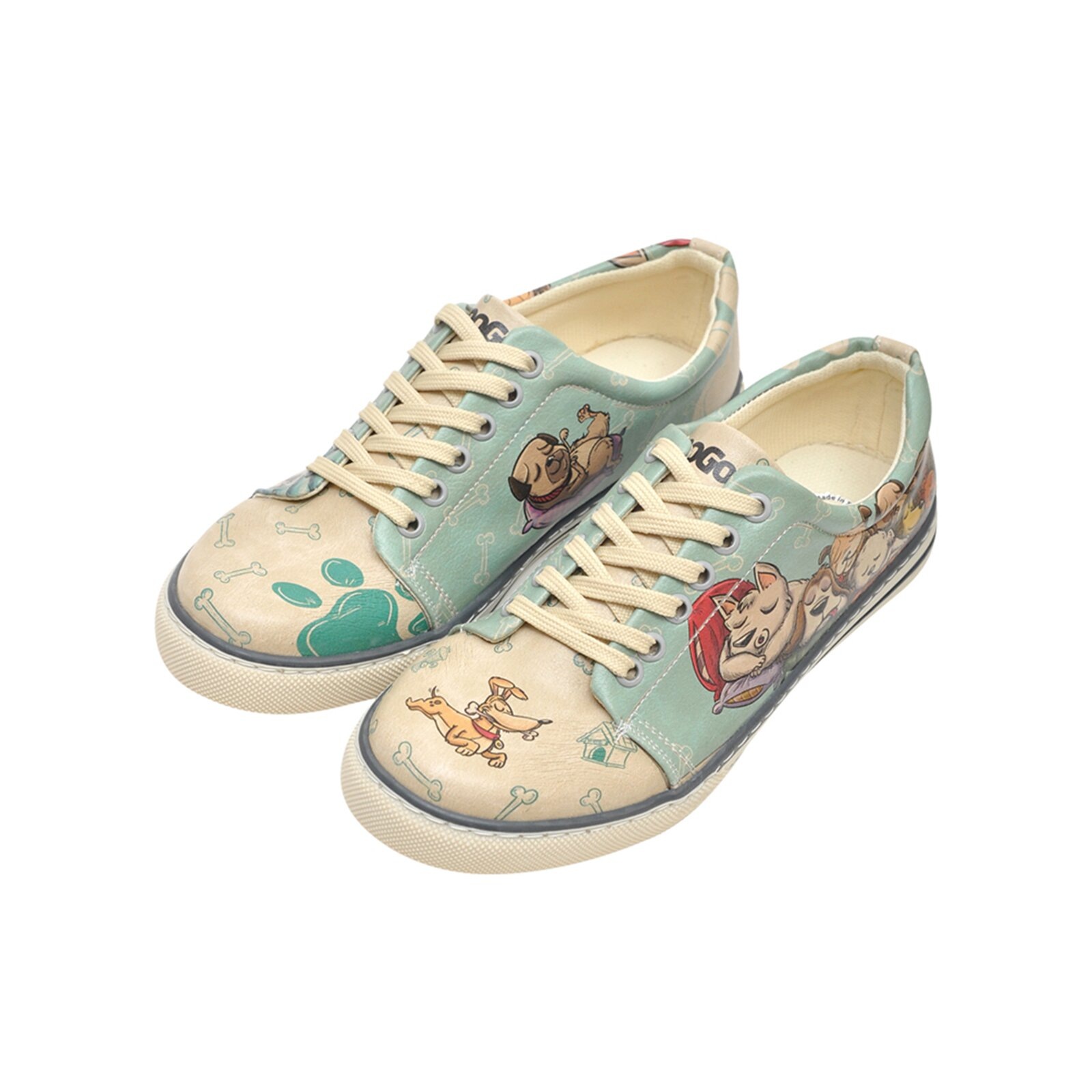 DOGO Sneaker "Classic Schnürsneaker Spirit Animal Damen Sneaker, Classic" Handgefertigt