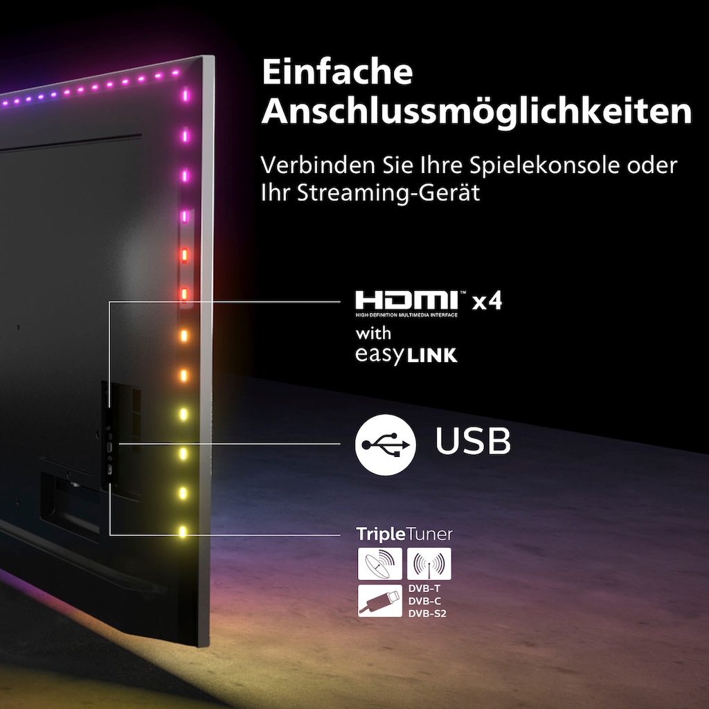 Philips LED-Fernseher »65PUS8507/12«, 164 cm/65 Zoll, 4K Ultra HD, Smart-TV-Android TV