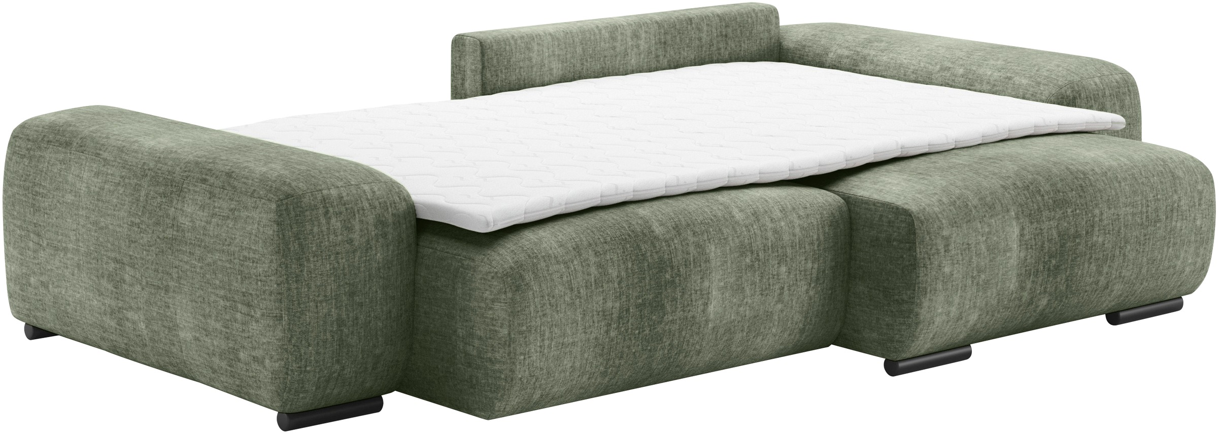 Mr. Couch Polsterecke »Sundance, L-Form«, Dauerschläfer mit Bett, Bettkasten, bis 140 kg belastbar