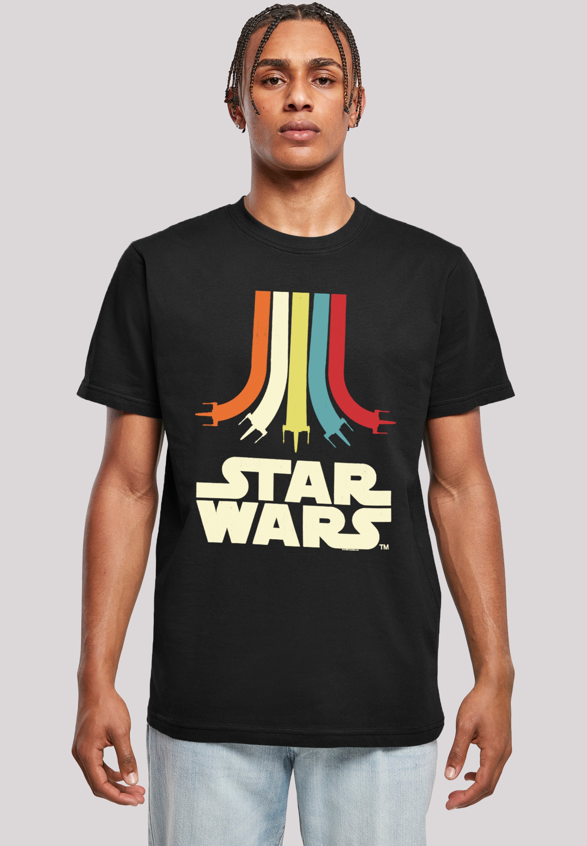 T-Shirt »Star Wars Retro Rainbow Regenbogen«, Print