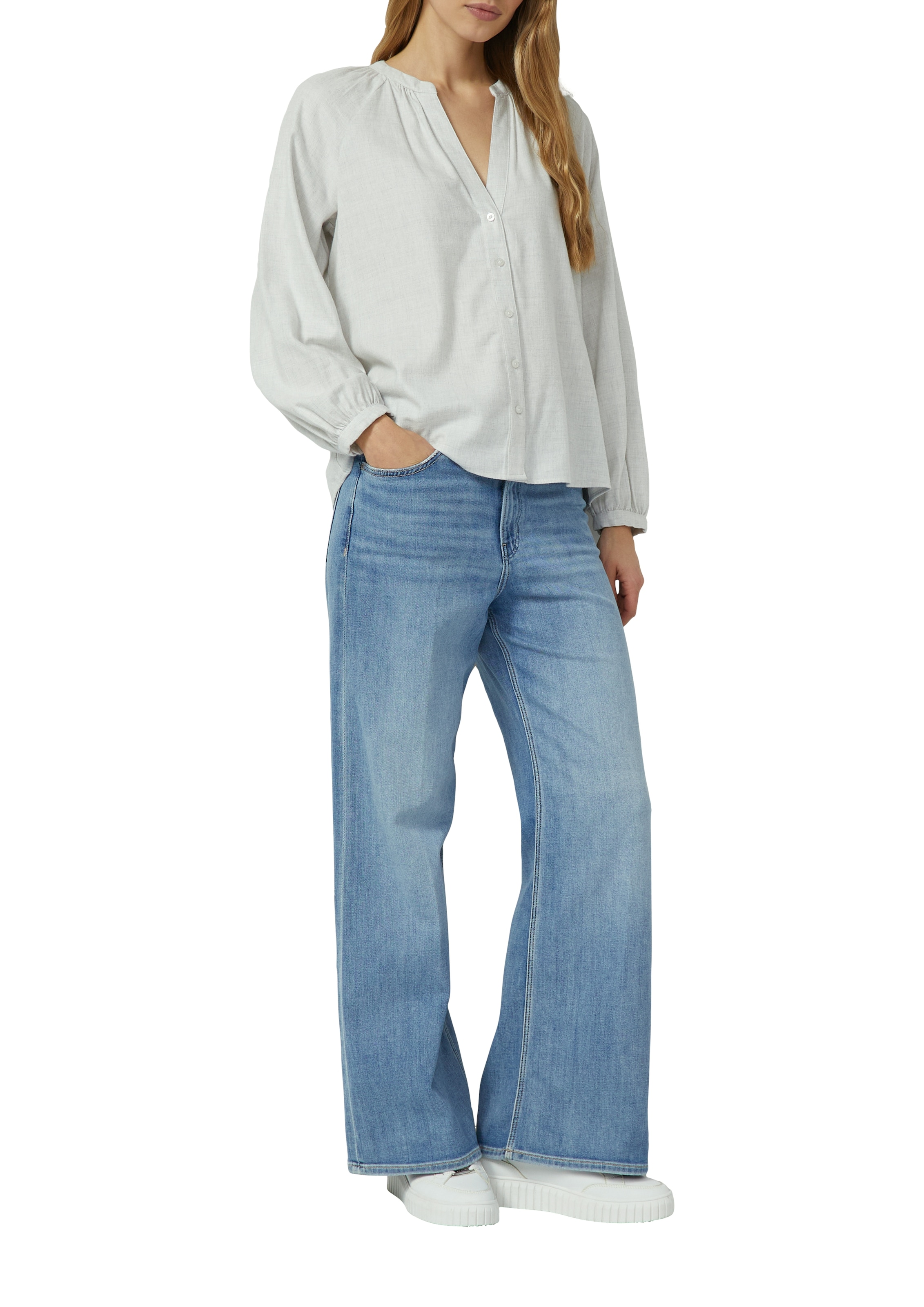 s.Oliver Langarmbluse mit Knopfleiste