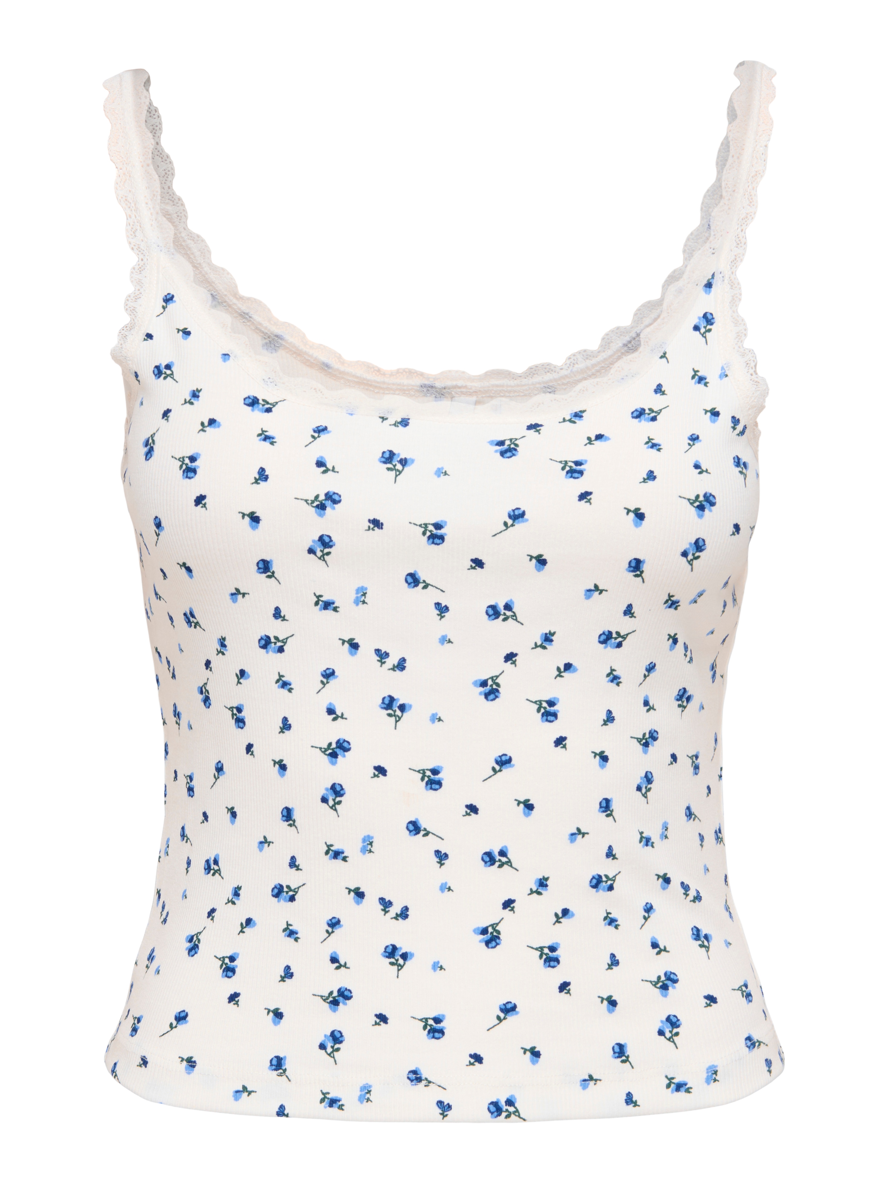 ONLY Trägertop "ONLFENJA LACE TANK TOP BOX JRS" Baumwollmischung, Stretch, regular fit