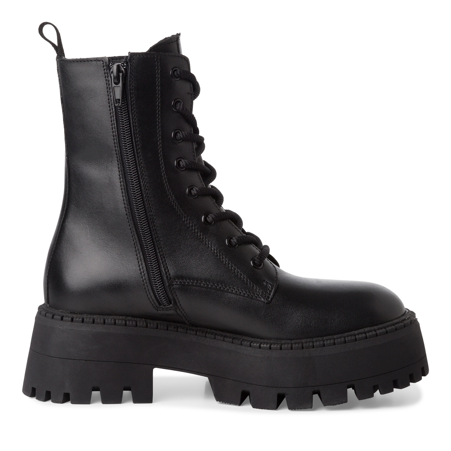 Tamaris Schnürstiefelette, Blockabsatz, Plateau, Schnürboots mit Touch It-Ausstattung