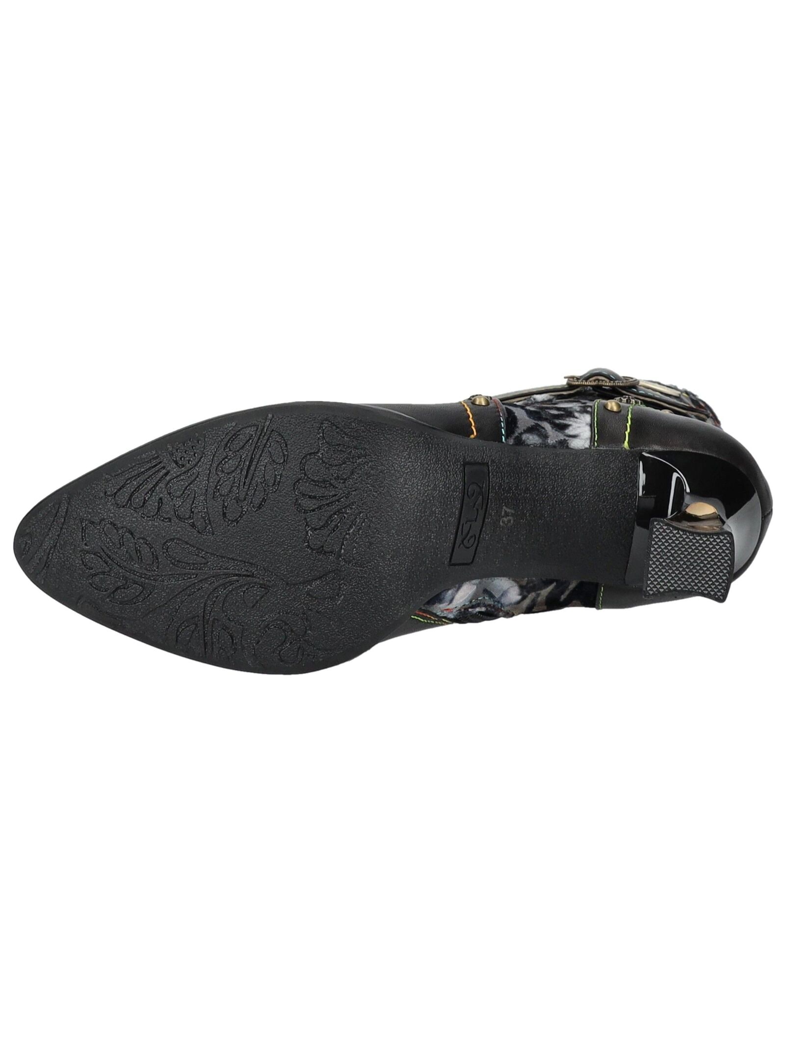 LAURA VITA High-Heel-Stiefelette »LAURA VITA Stiefelette Leder/Textil«