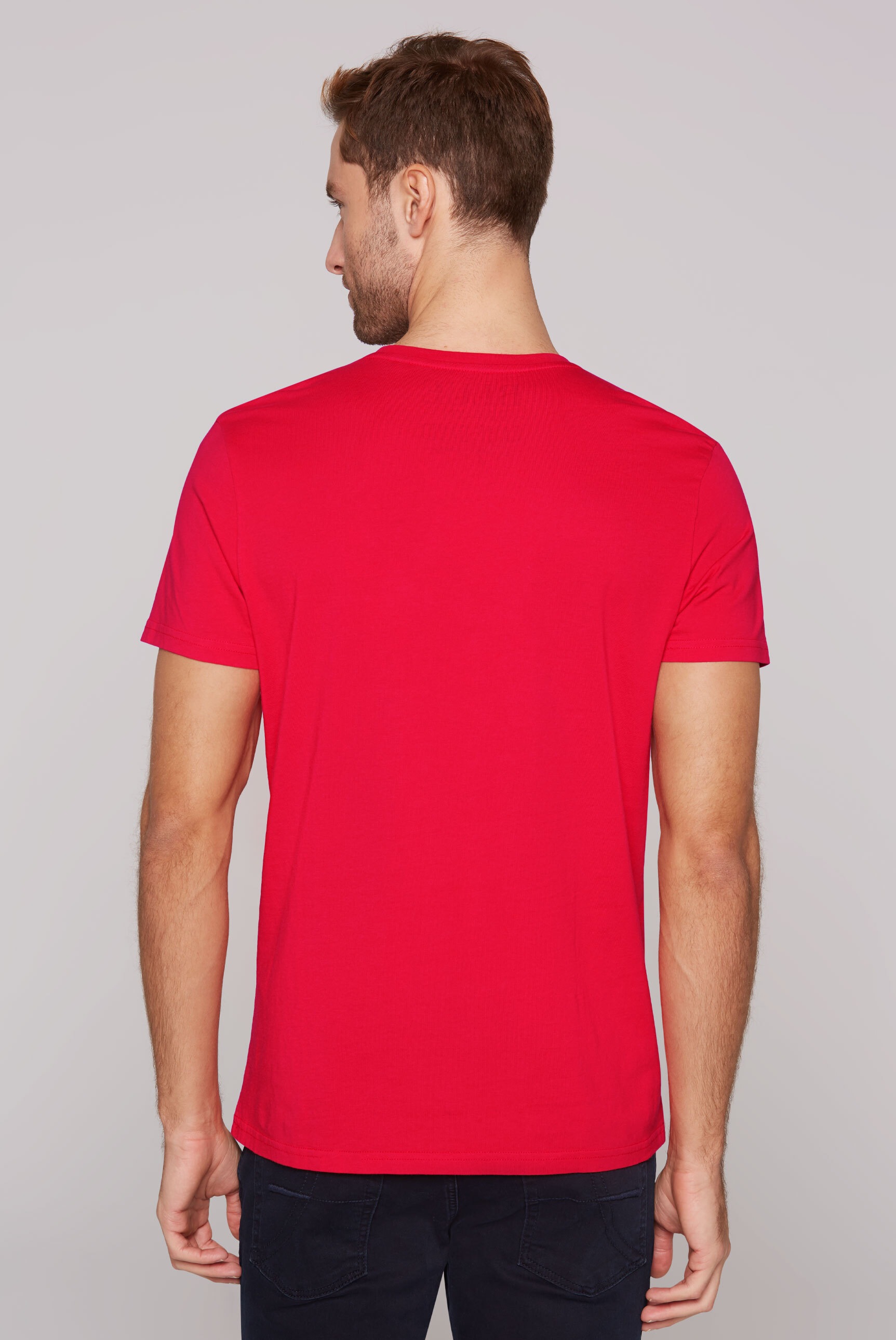 CAMP DAVID Rundhalsshirt, aus Baumwolle
