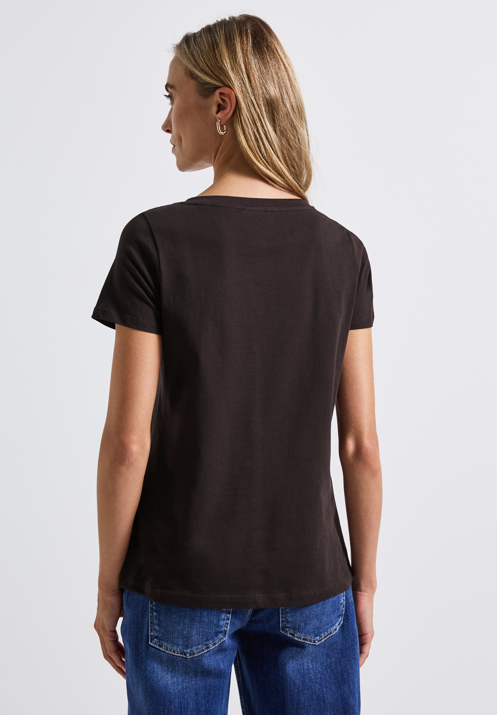 STREET ONE T-Shirt, aus reiner Baumwolle