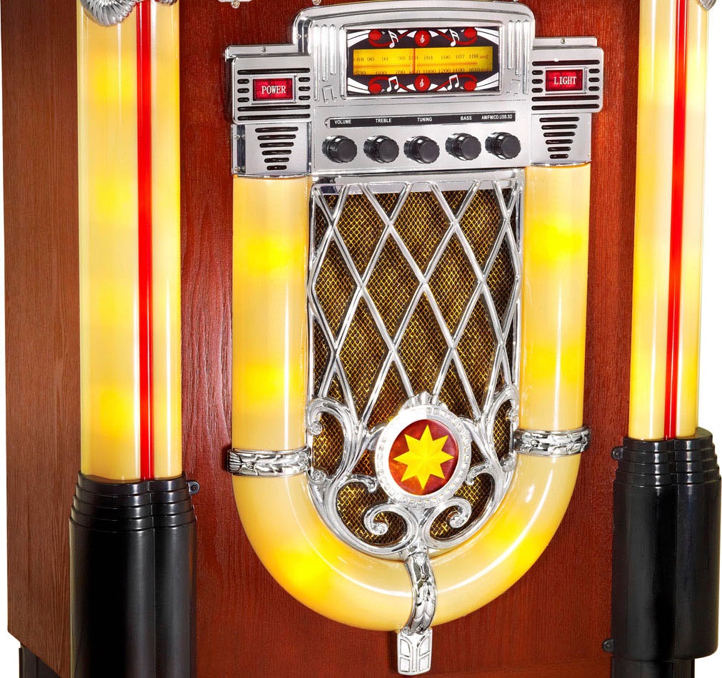 Karcher JB 6604 Jukebox mit Lichtshow - MP3 & CD-Player - Radio - USB / SD / MMC 3