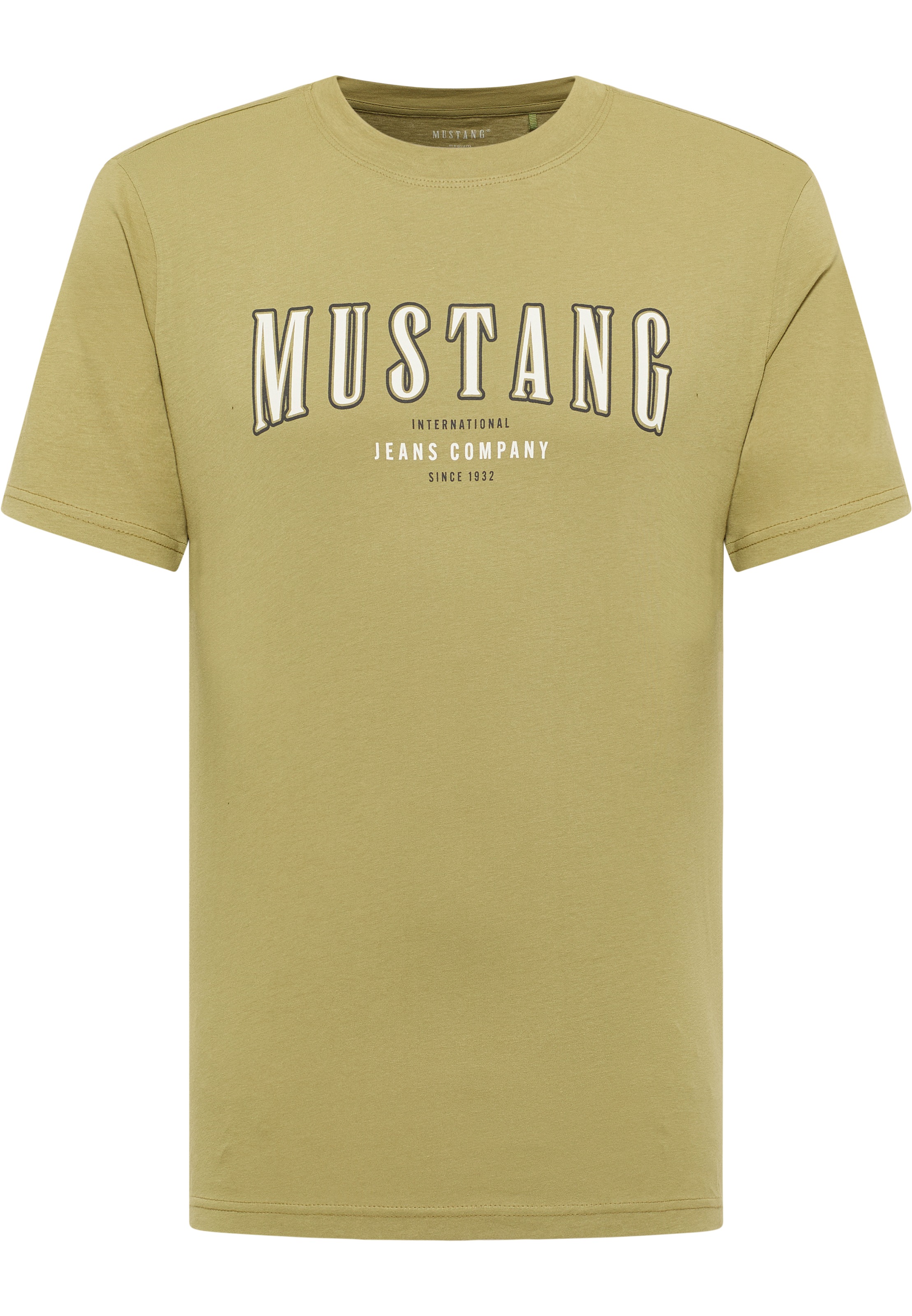 MUSTANG Kurzarmshirt Style Austin mit Logo-Print günstig online kaufen