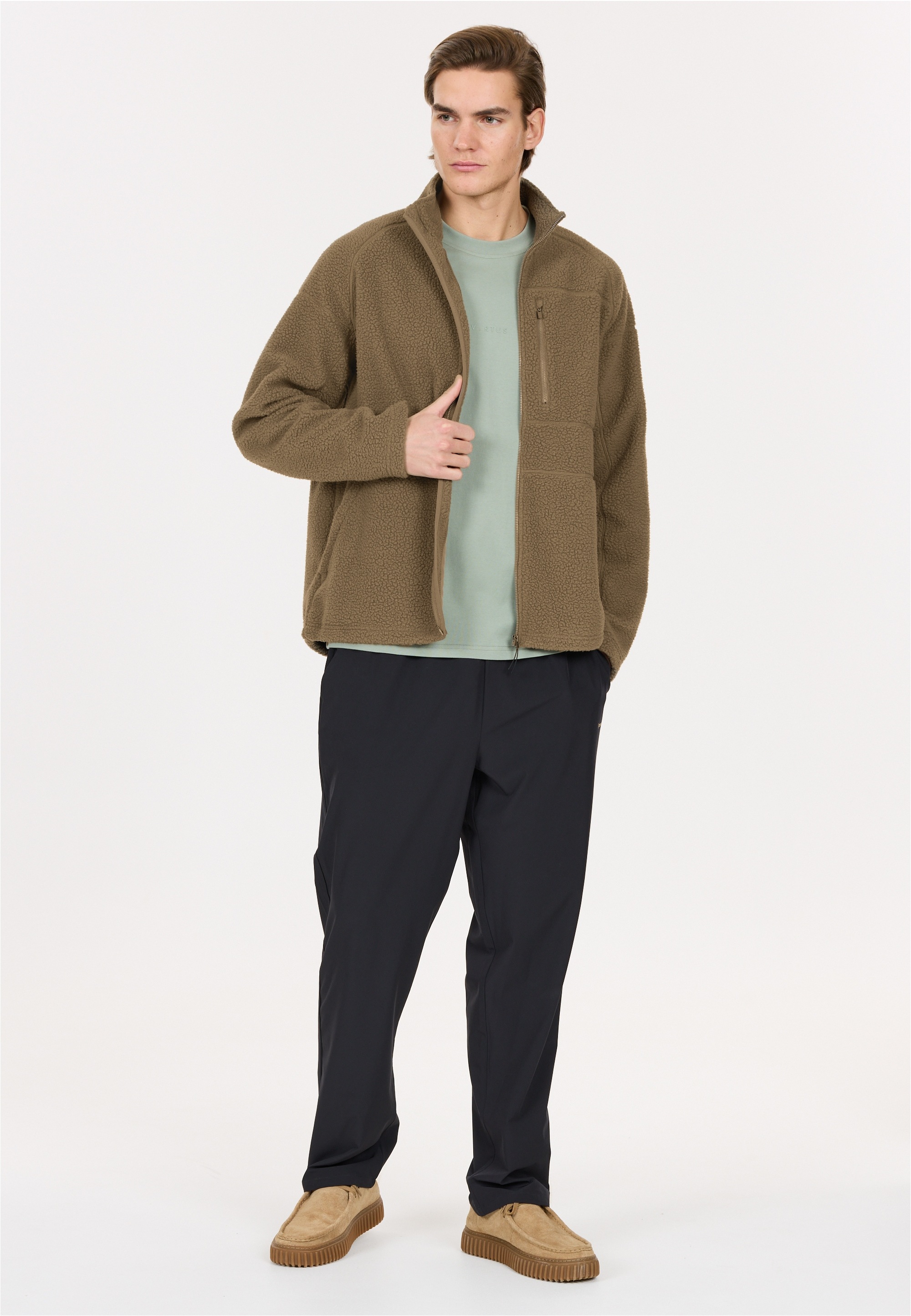 Virtus Fleecejacke »Danvi« mit wärmendem Pile-Fleece