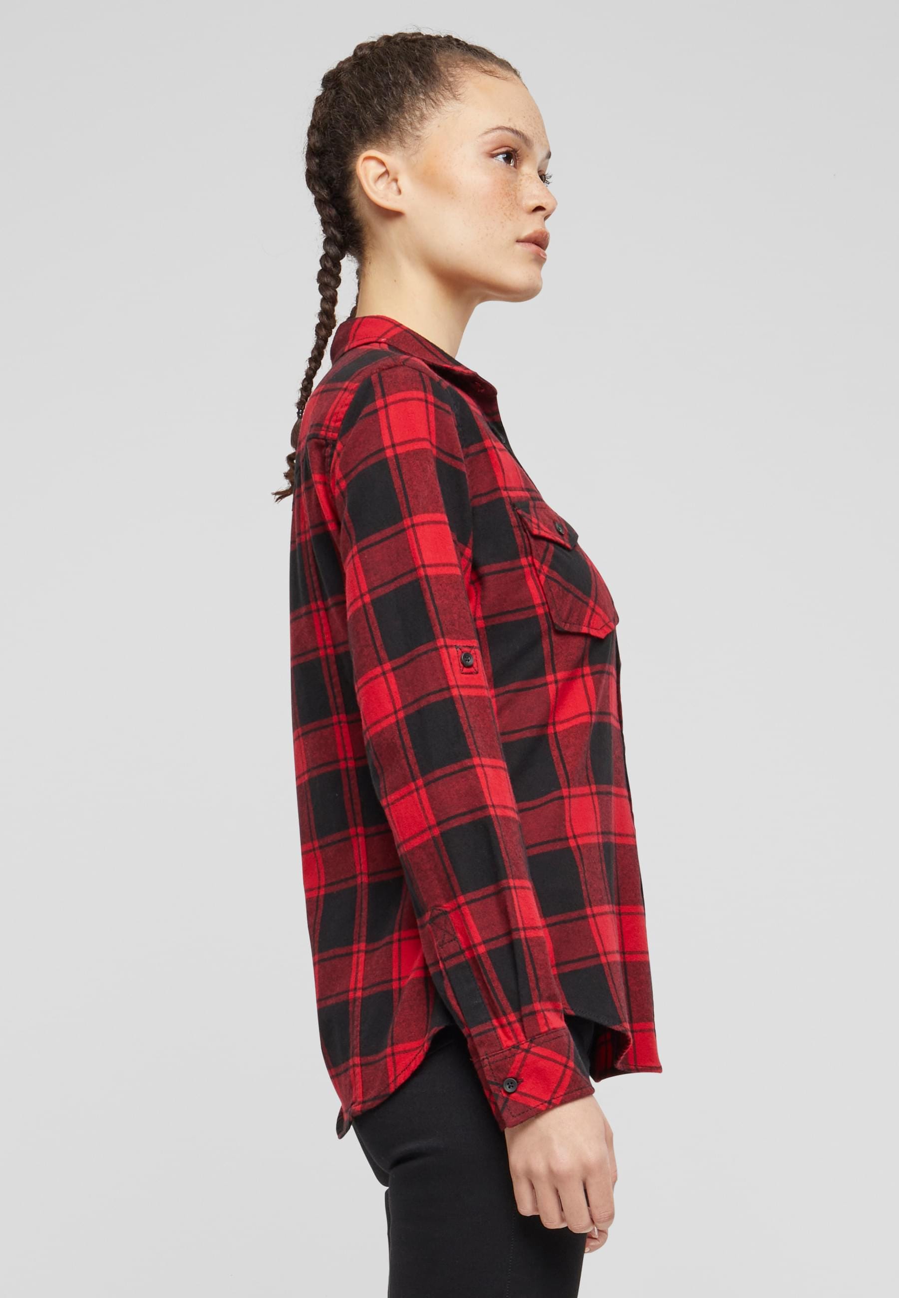 Brandit Langarmhemd »Brandit Damen Amy Flanell Shirt GIRLS«, (1 tlg.)