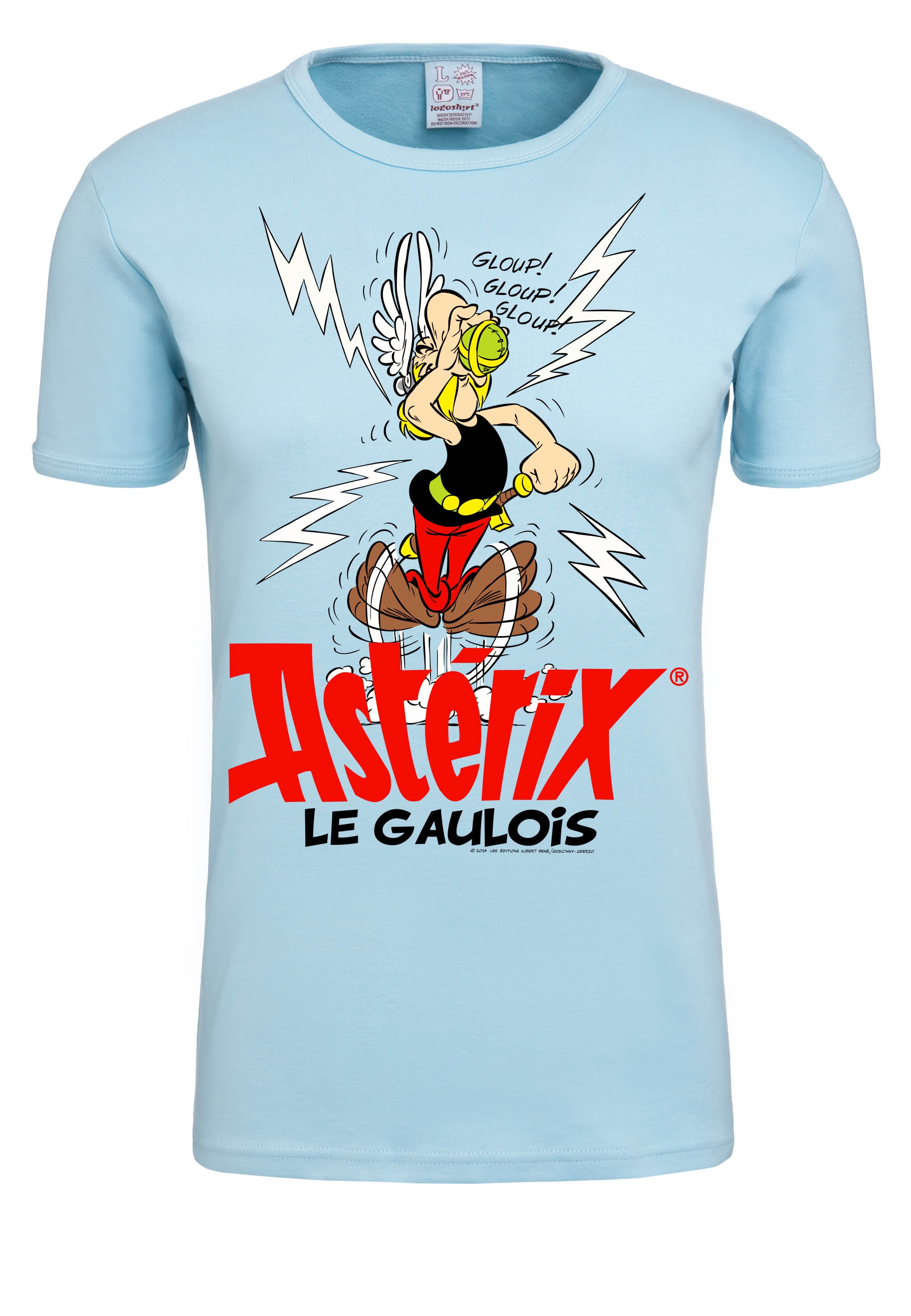 LOGOSHIRT T-Shirt »Asterix Le Gaulois«, mit Asterix- und Zaubertrank-Print