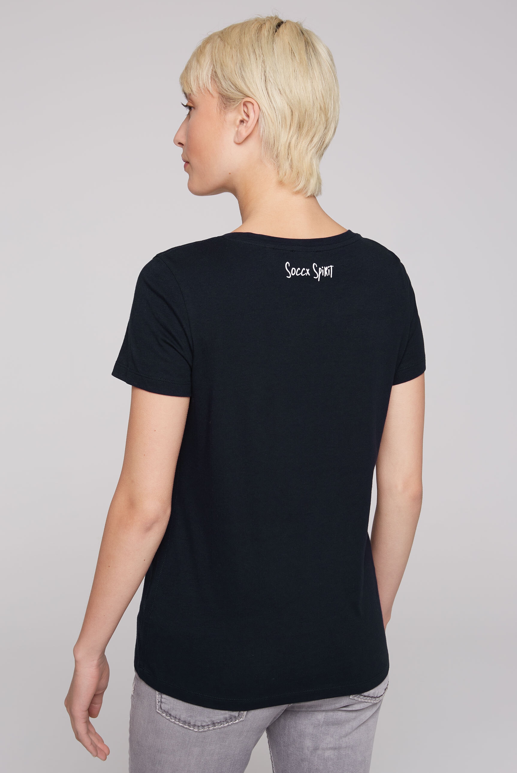 SOCCX Rundhalsshirt aus Baumwolle