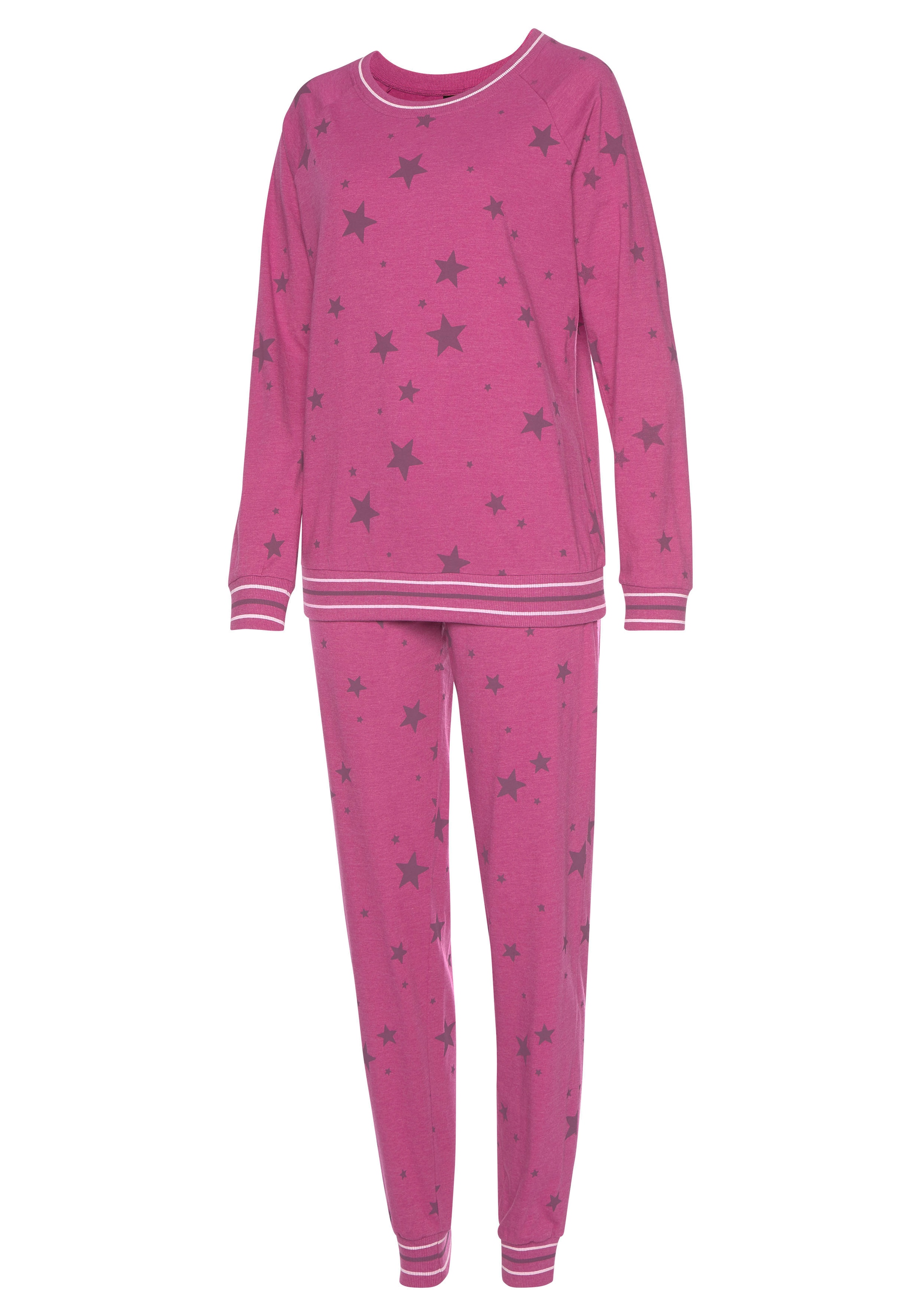Vivance Dreams Pyjama 2 tlg. mit Sternedruck