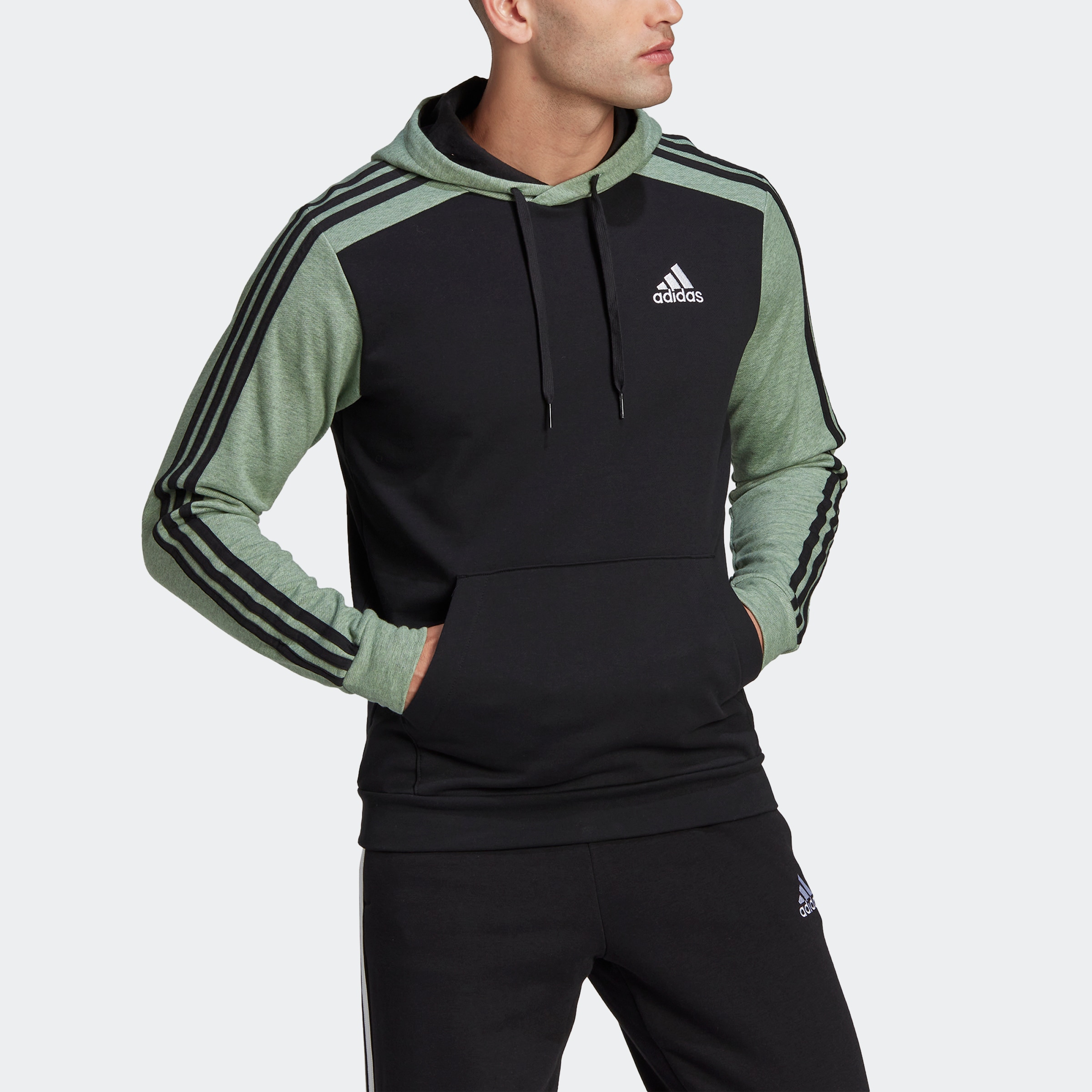 adidas Sportswear Kapuzensweatshirt »ESSENTIALS BAUR MÉLANGE TERRY FRENCH | für ▷ HOODIE«
